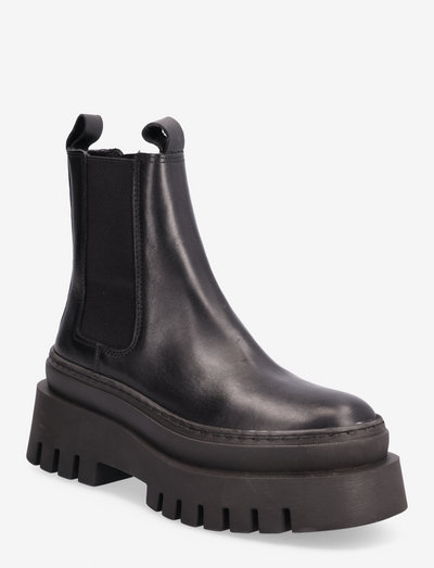 Woms Boots - „chelsea“ stiliaus aulinukai - blk leath. uni