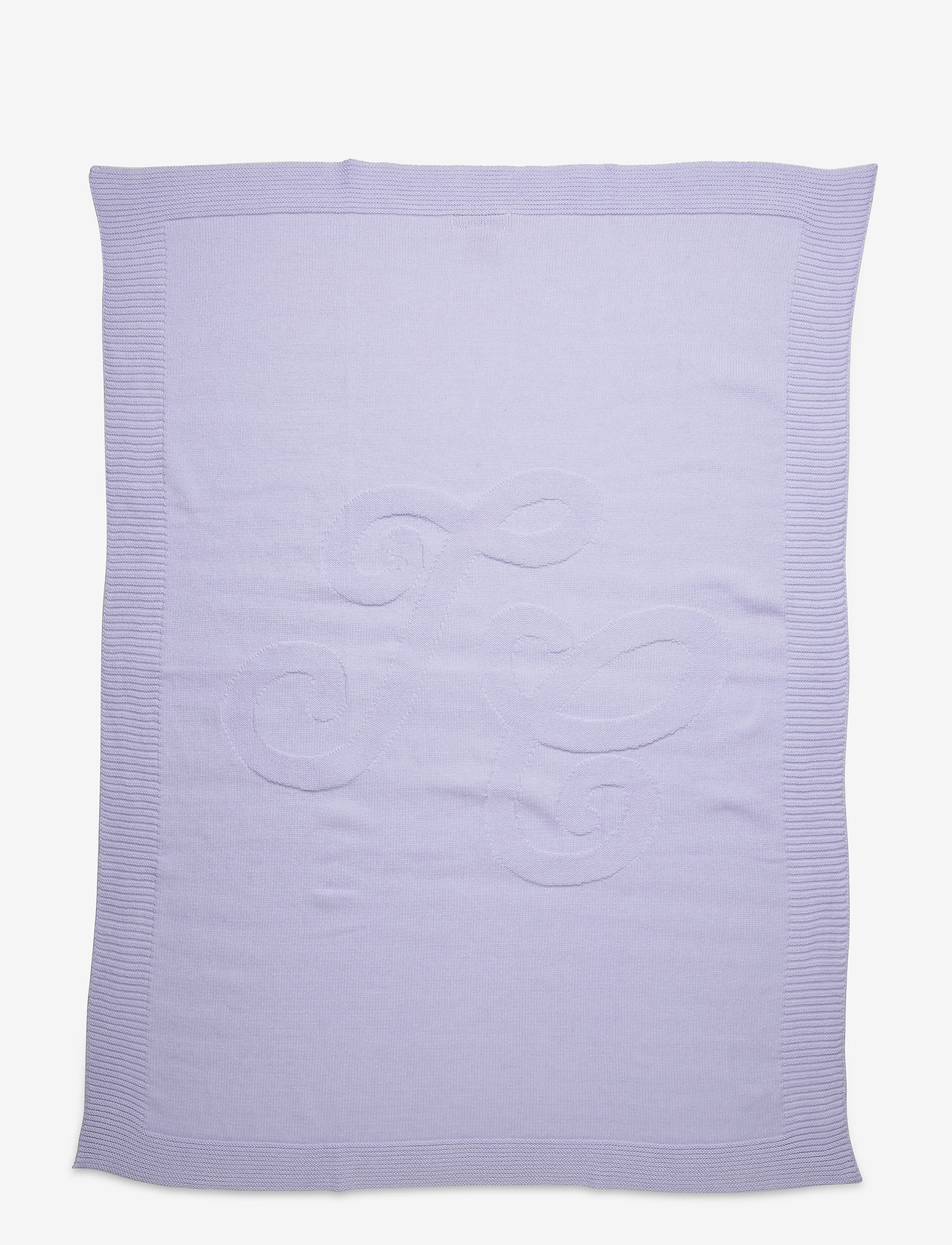 Tartine et Chocolat - Monogramme Blanket Cotton cashmere - blankets - light blue - 0