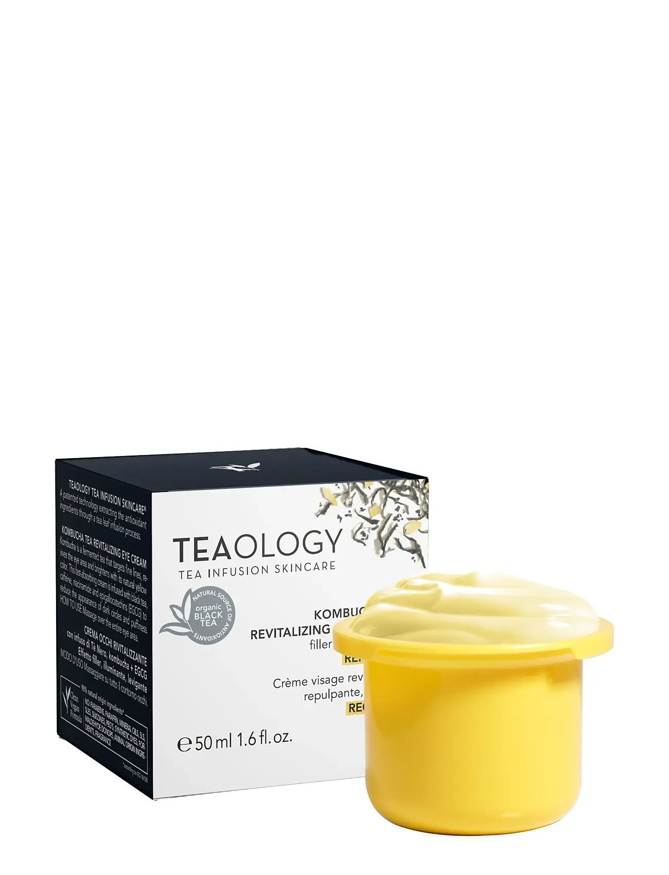 Teaology Skincare Kombucha Tea Revitalizing Face Cream - Refill Unit, 50 ml, Nude, Fugtighedscreme > Dagcreme, Dame