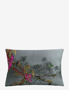 Hibiscus Pillowcase Single 1 pc - poszewka - hibiscus charcoal