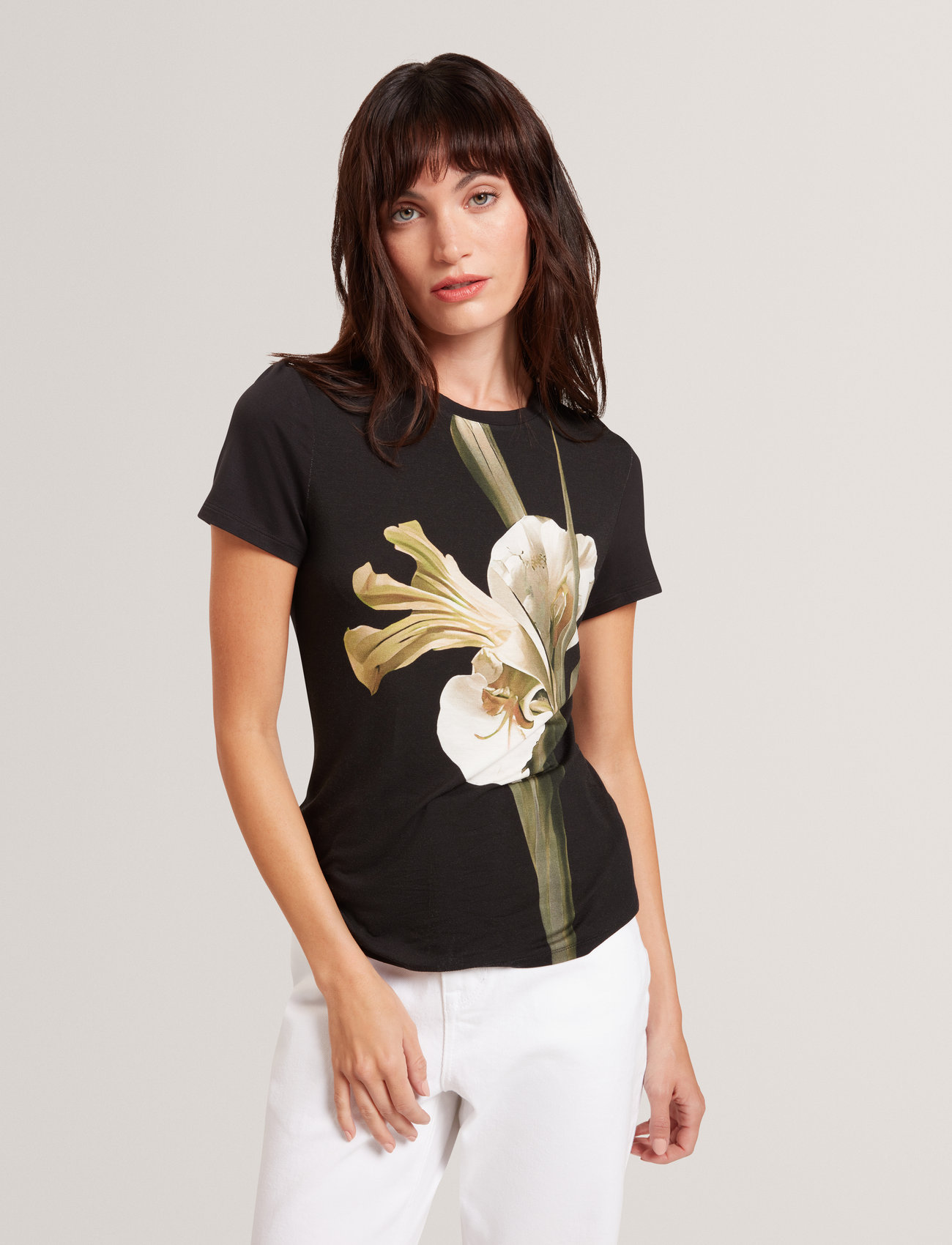 Ted Baker London Gorgaa, 36, Black, T-Shirts & Toppe > Kortærmede, Dame