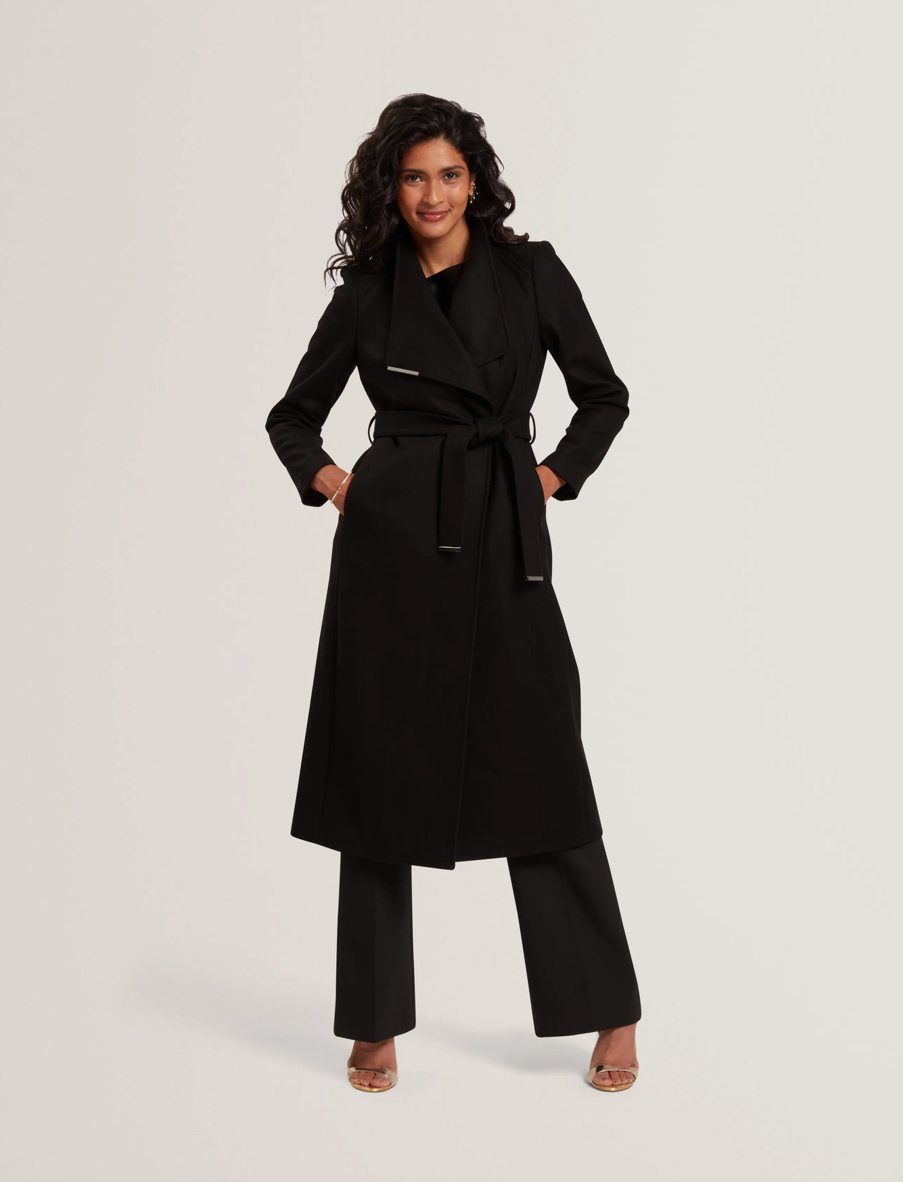 Ted Baker London Rosell, 44, Black, Frakker > Uldfrakker, Dame