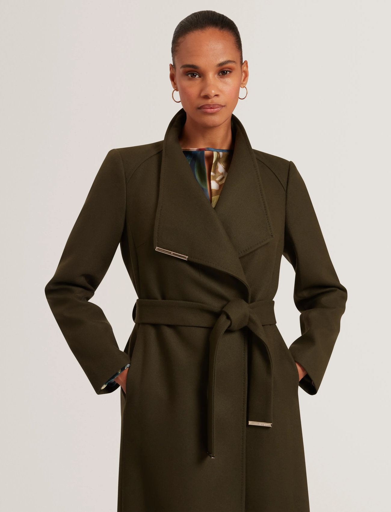 Ted Baker London Rosell, 36, Khaki green, Frakker > Uldfrakker, Dame