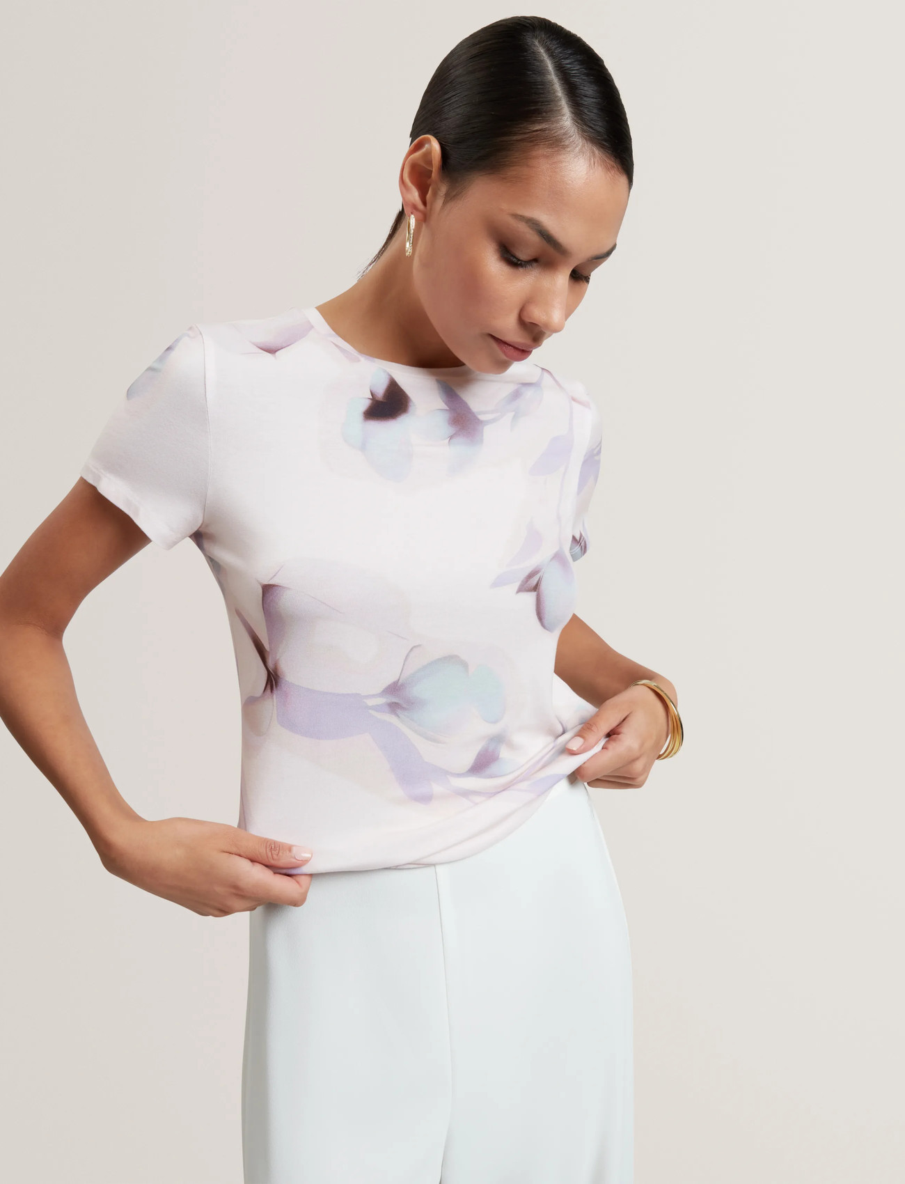 Ted Baker London Velley, 42, Pink, T-Shirts & Toppe > Kortærmede, Dame