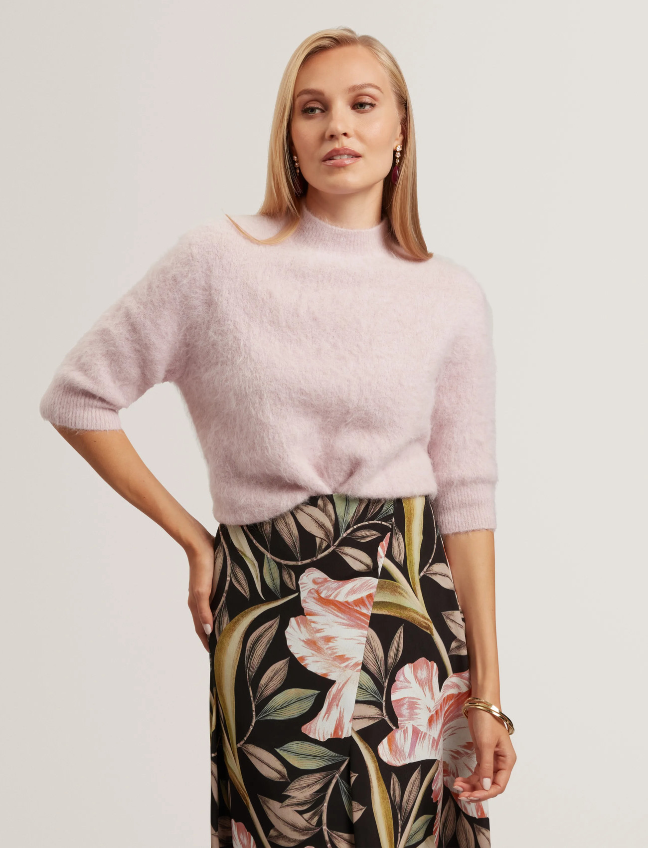 Ted Baker London Antata, 34, Pink, Strik > Trøjer, Dame