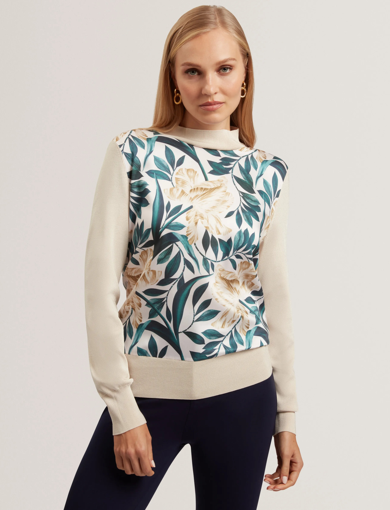 Ted Baker London Merrni, 42, Cream, T-Shirts & Toppe > Langærmede, Dame