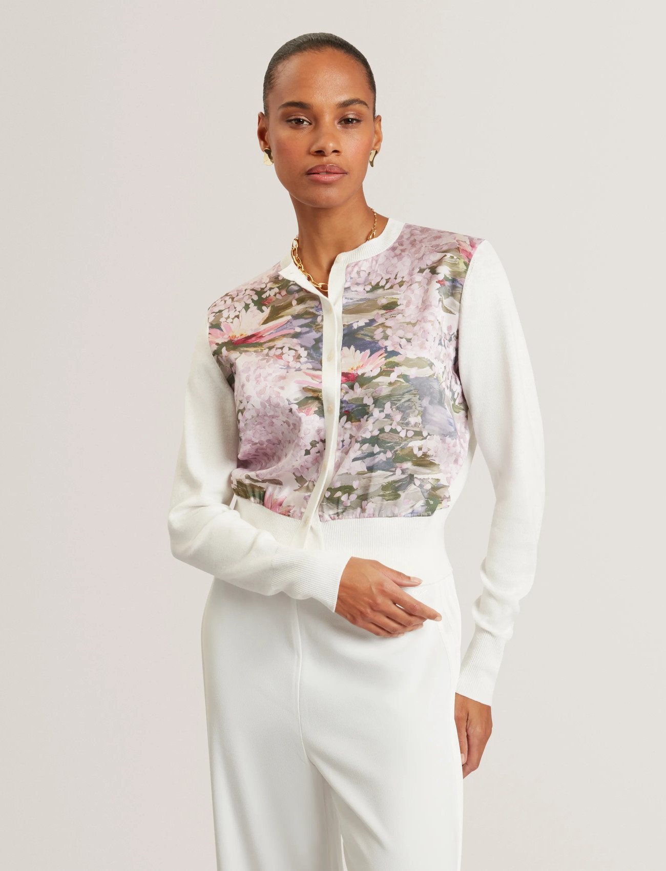 Ted Baker London Sisilla, 40, Cream, Strik > Cardigans, Dame