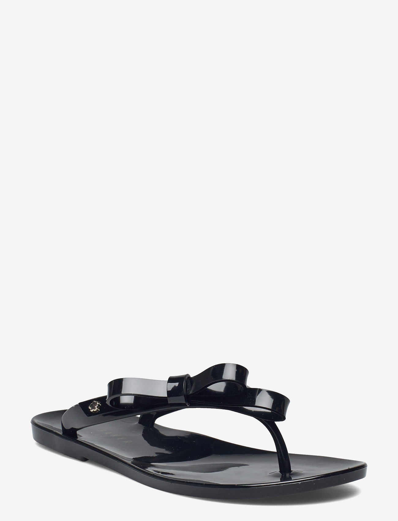 ted baker black flat sandals