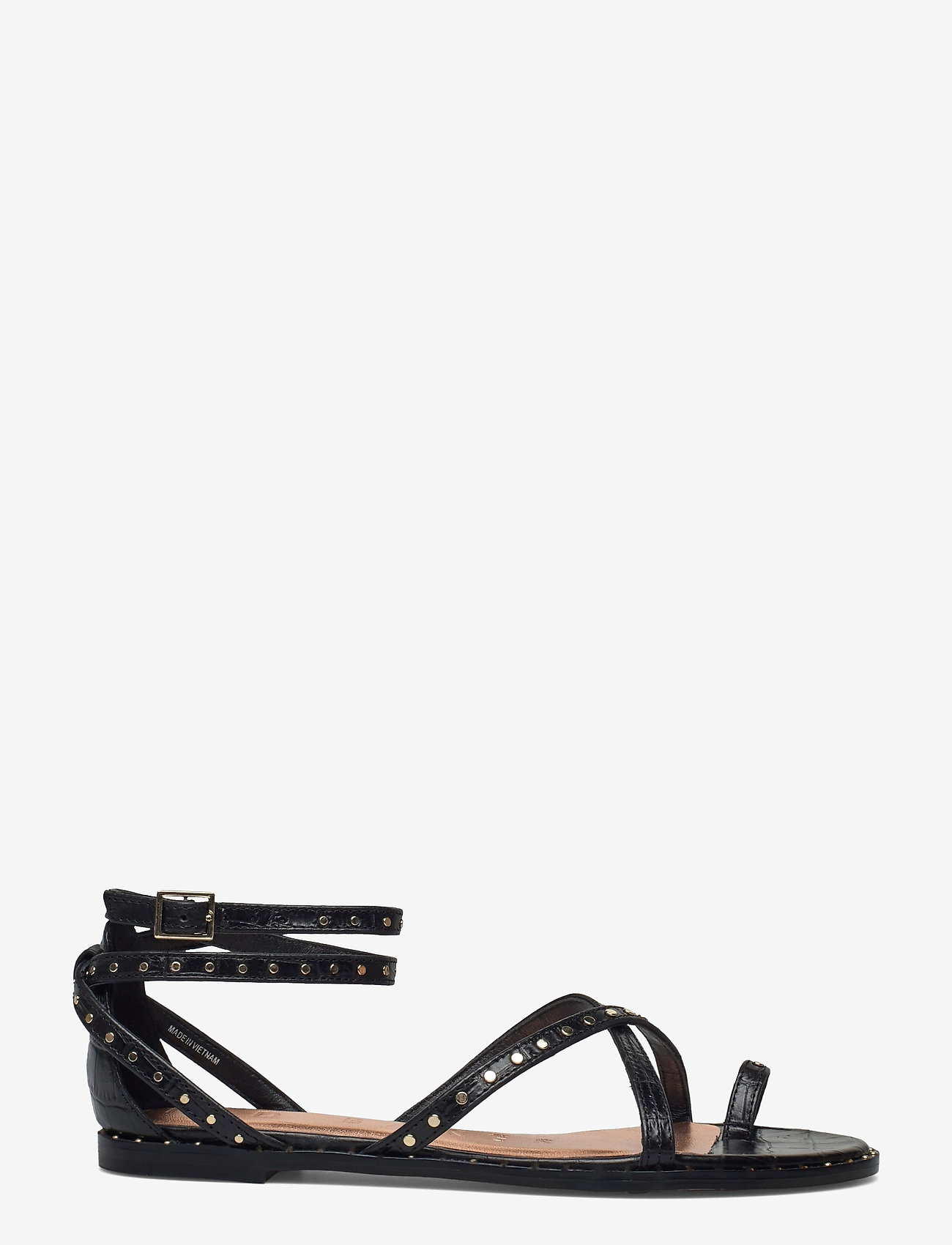 ted baker black flat sandals