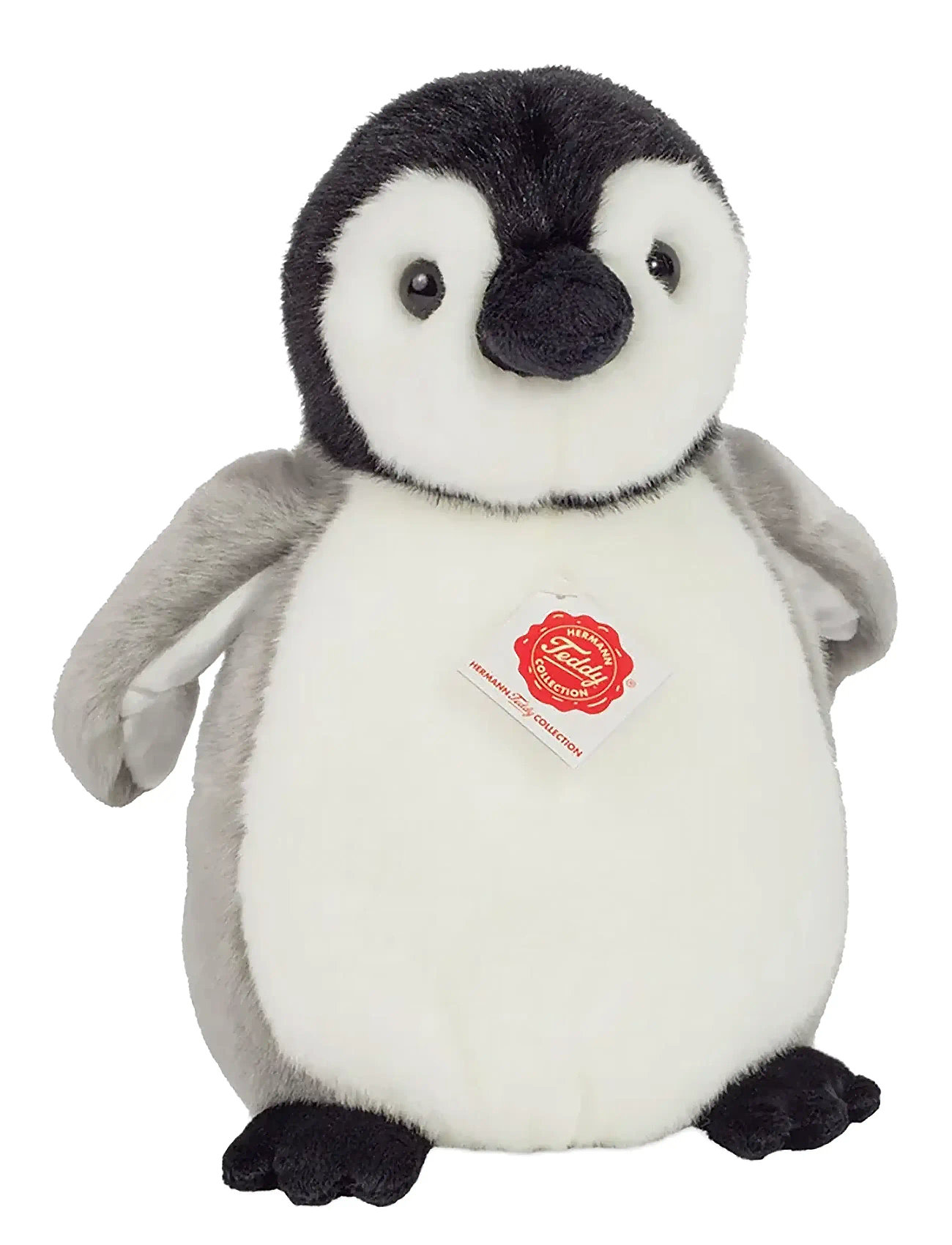 Penguin 24 Cm Toys Soft Toys Stuffed Animals Grey Teddy Hermann