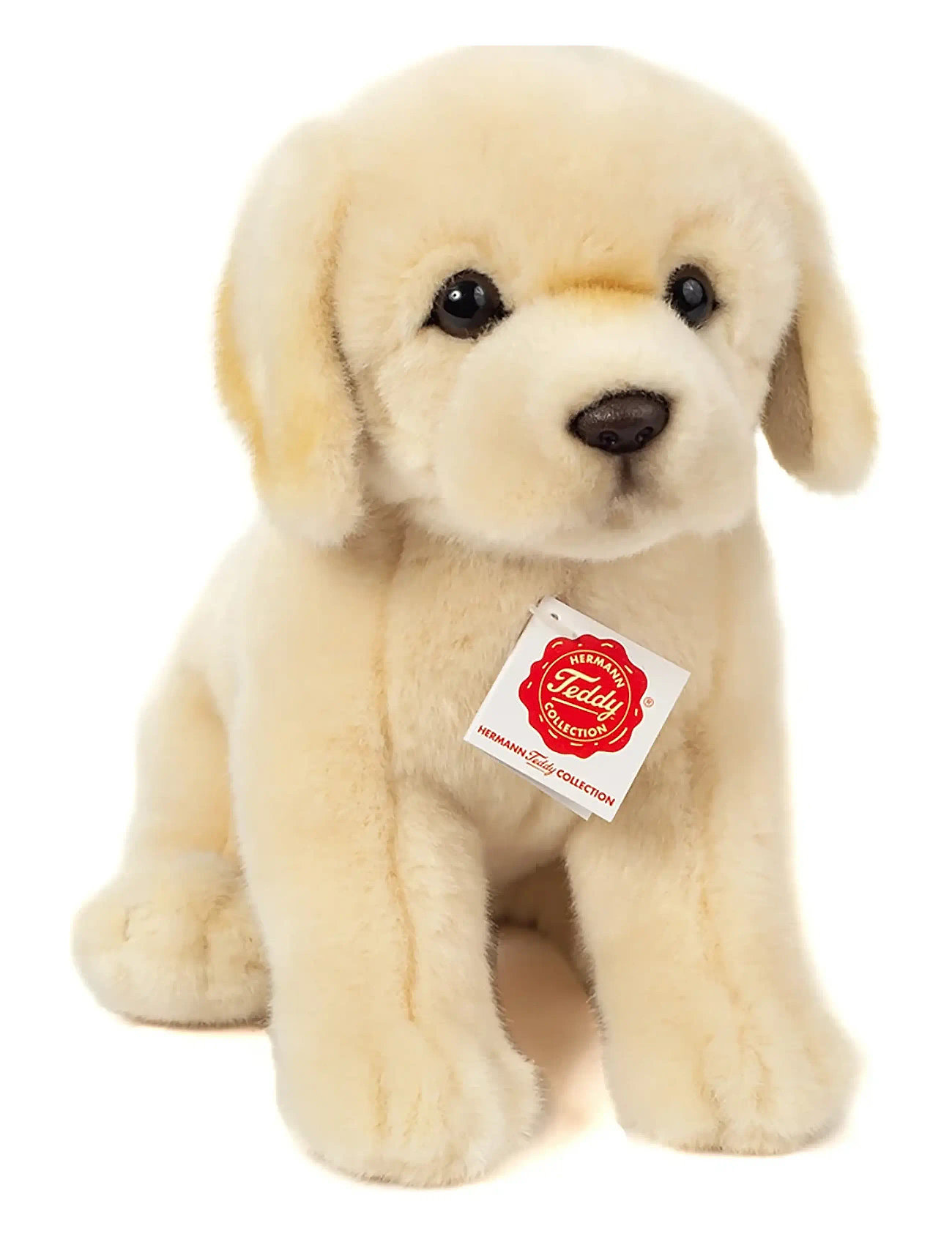 Sitting Golden Retriever 25 Cm Toys Soft Toys Stuffed Animals Beige Teddy Hermann