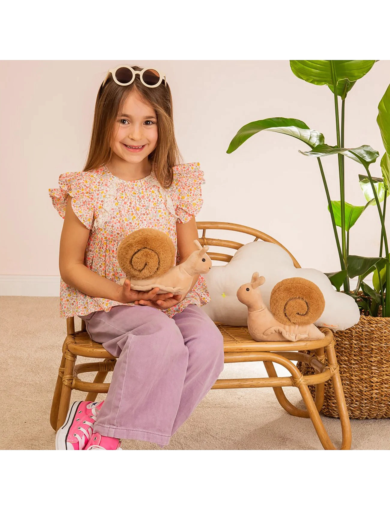 Teddy Hermann Snail Lotta 20 cm, 20 cm, Beige, Soft Legetøj > Stuffed Animals, Børn