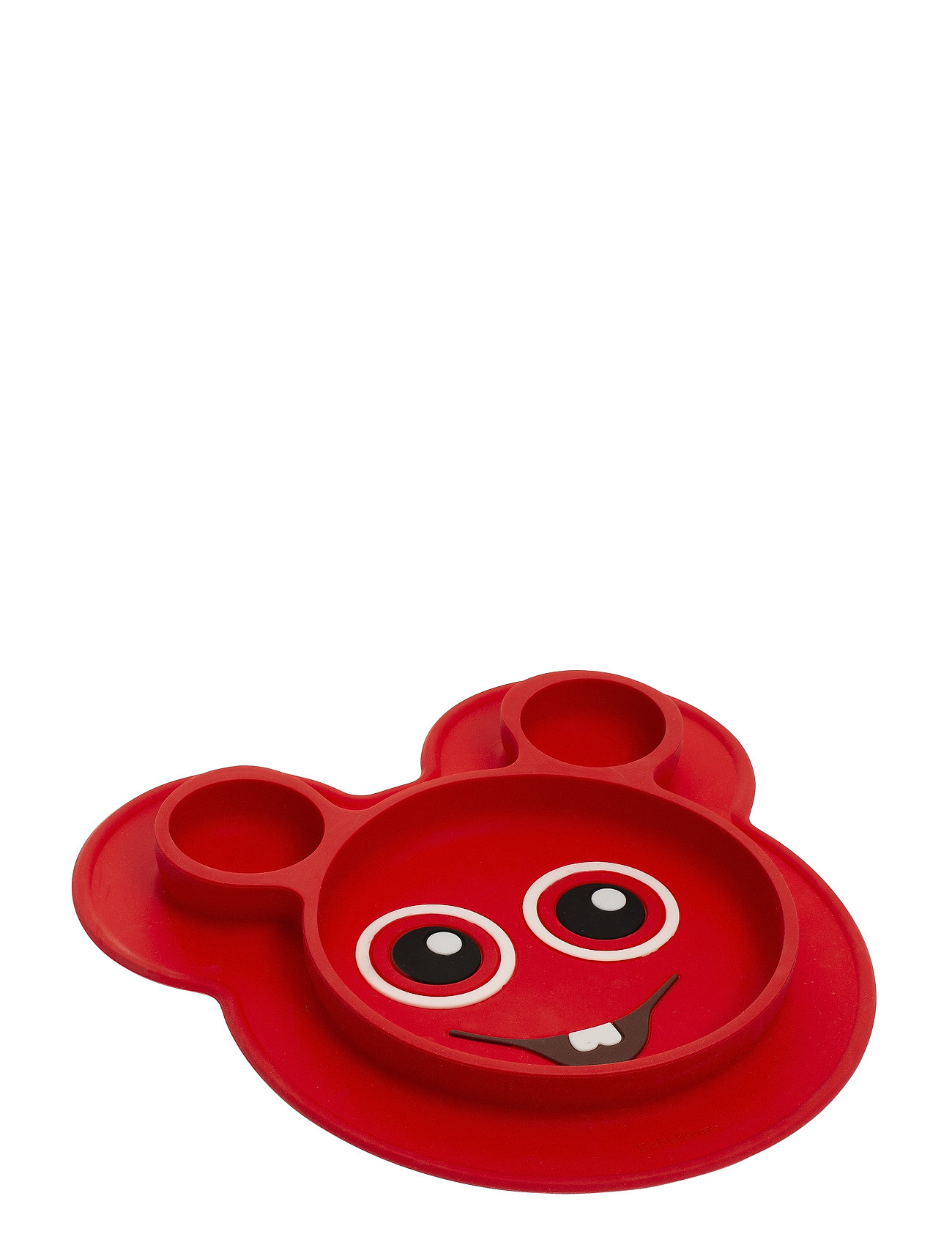 Babblarna- Silic Plate Bobbo Home Meal Time Plates & Bowls Plates Red Babblarna