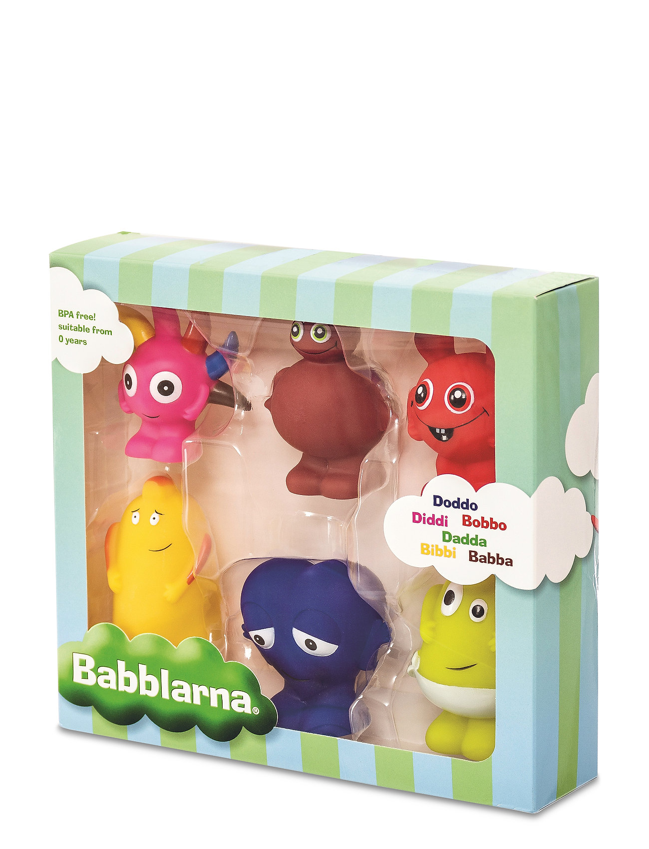 Babblarna Babblarna- Plastic Figures, Bd Mix, 6 Ass., One Size, Multi/patterned, Legesæt Og Actionfigurer > Legesæt, Børn