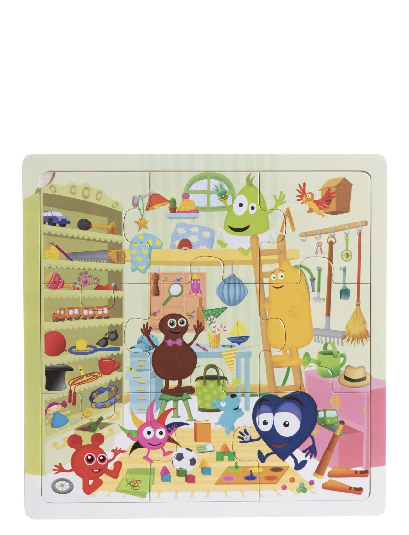 Babblarna Babblarna- I Babblarnas Prylbod, 9 Bitar, Pussel, One Size, Multi/patterned, Puslespil Og Spil > Puslespil, Børn