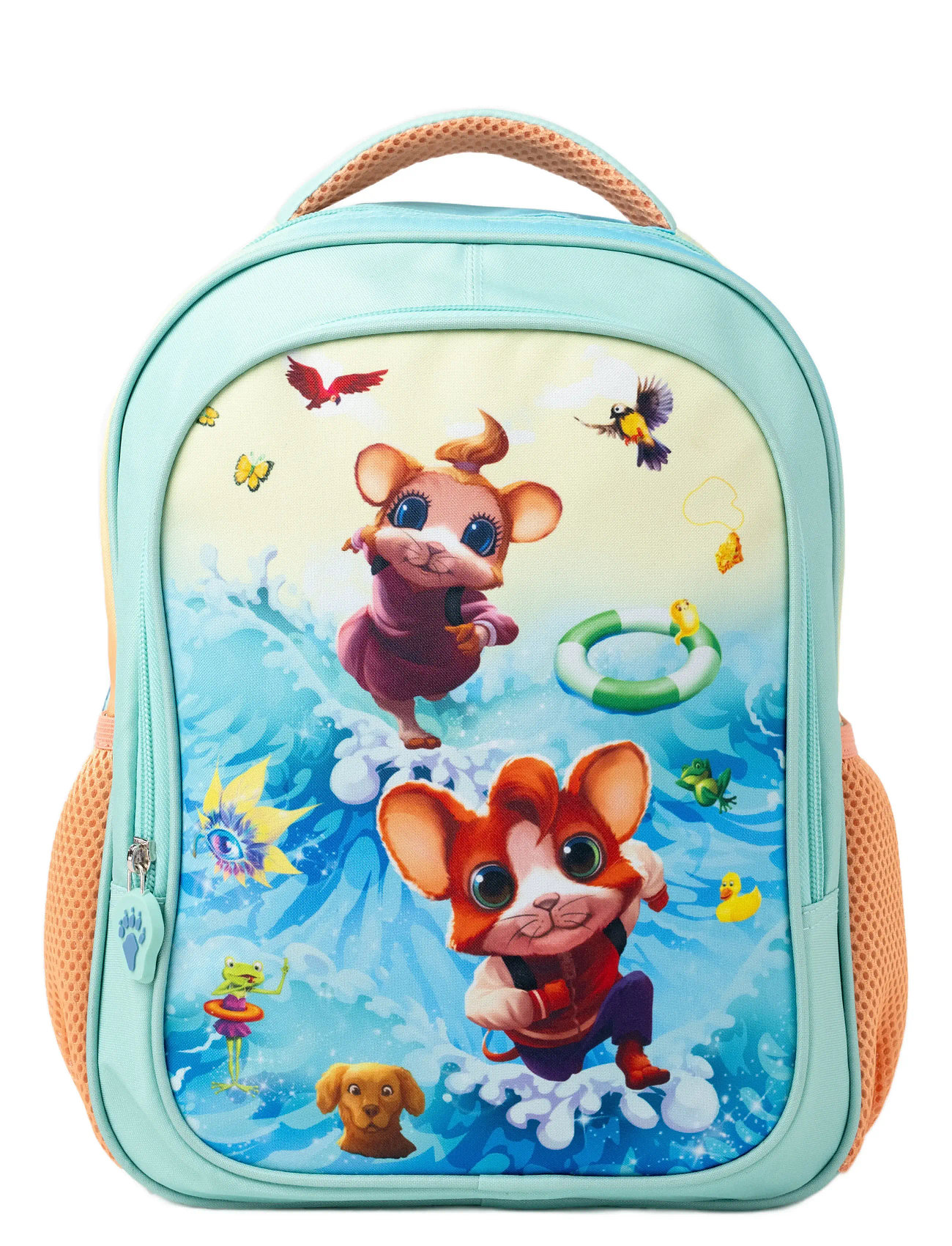Teddykompaniet Musse&Helium- Ryggsäck, 34X25X10 cm, Multi/patterned, Tasker > Rygsække, Børn