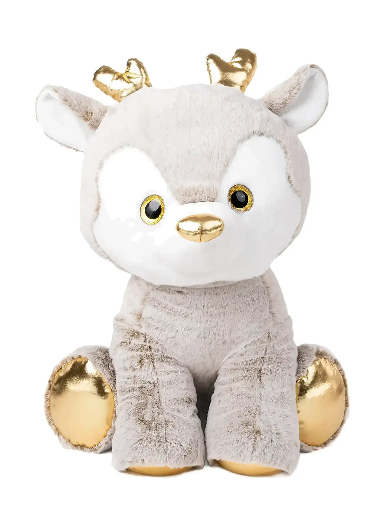 Teddykompaniet Rådjur, Greige, 65cm, 60 cm, Grey, Soft Legetøj > Stuffed Animals, Børn