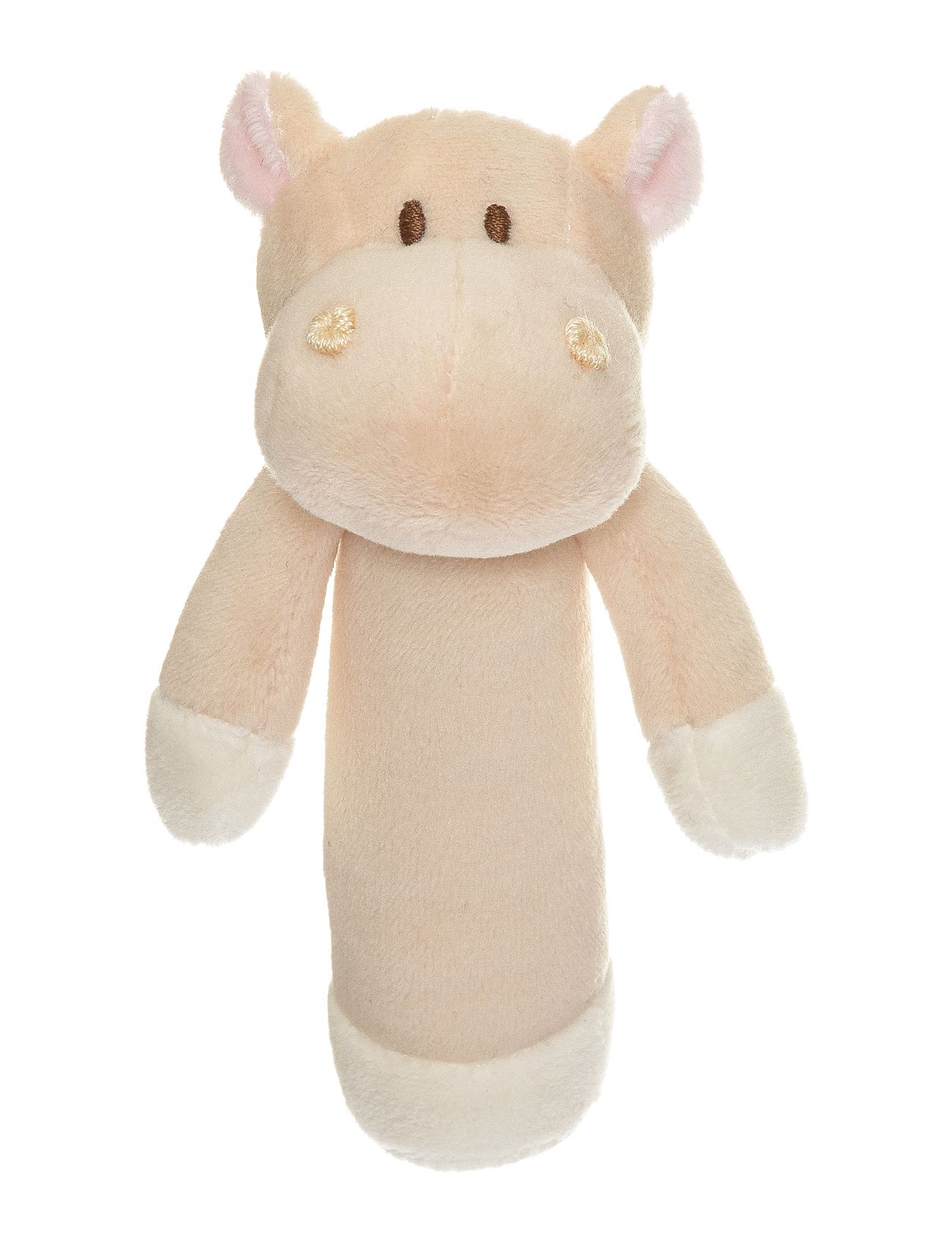 Diinglisar, Rattle, Hippo, Apricot Toys Baby Toys Rattles Cream Teddykompaniet