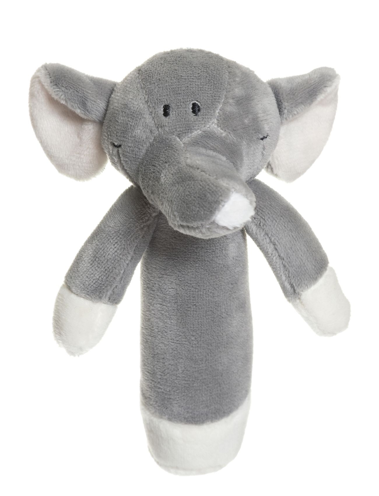Diinglisar, Rattle, Elephant, Grey Toys Baby Toys Rattles Grey Teddykompaniet