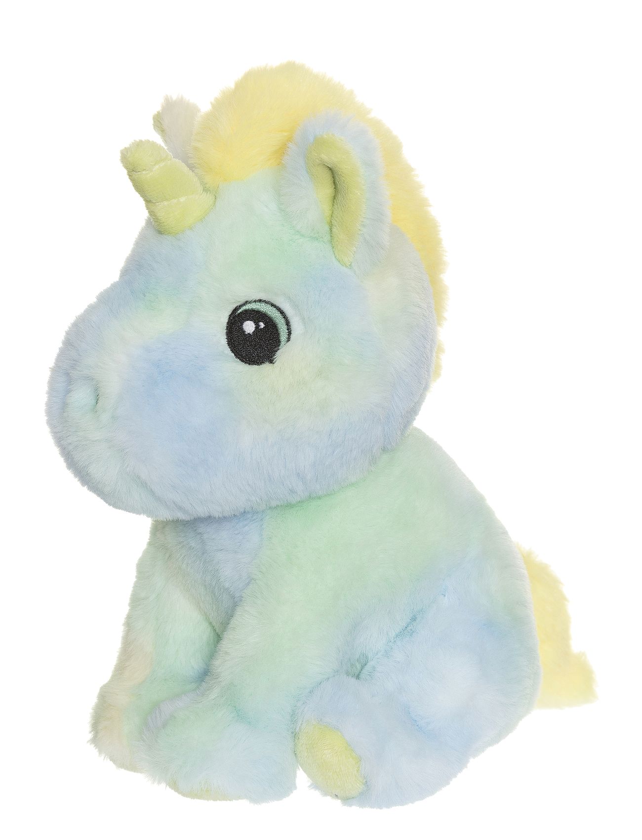 Unicorn, Rainbowcoloured, Yellow Toys Soft Toys Stuffed Animals Blue Teddykompaniet