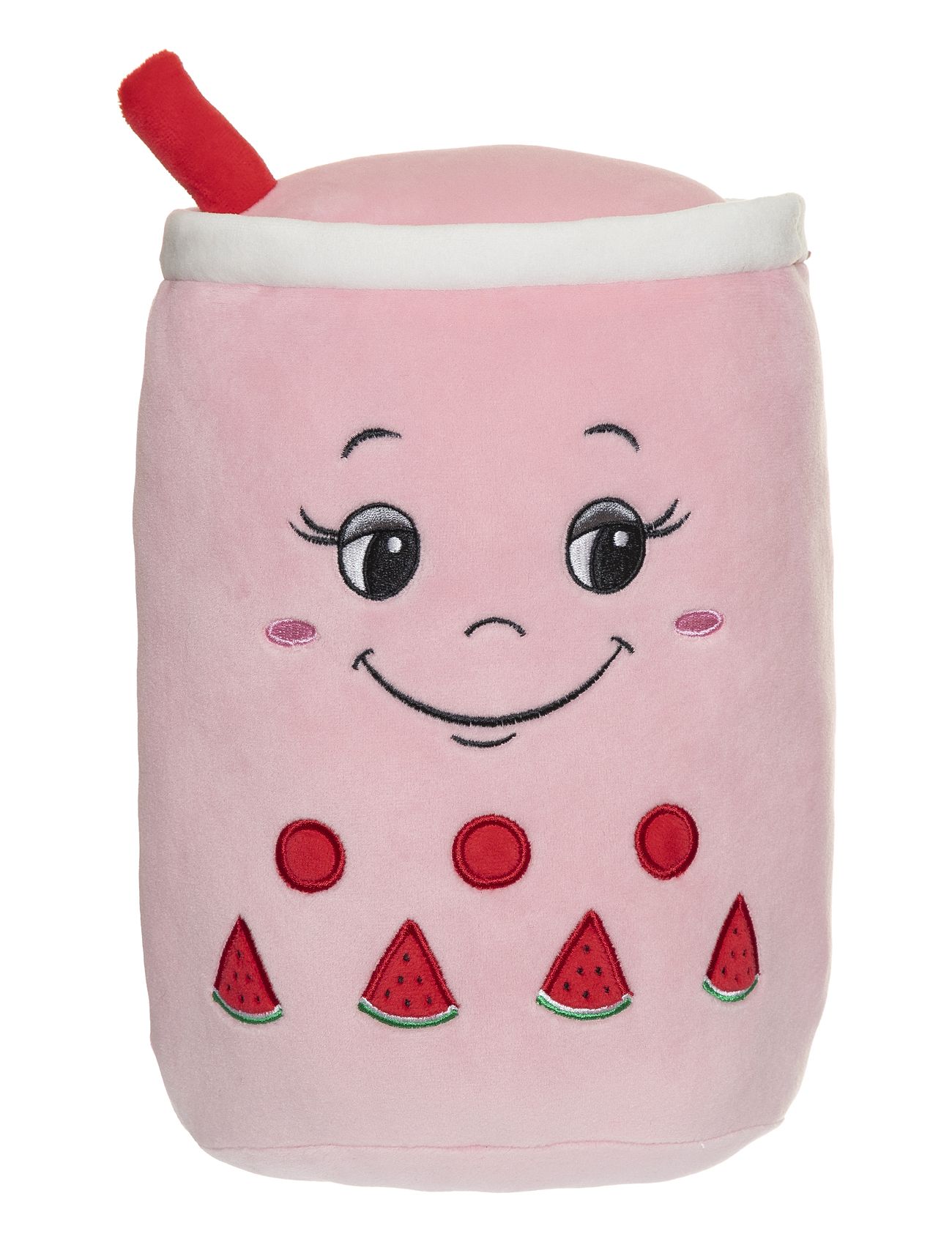 Squeezie, Bubble Tea, Strawberry Toys Soft Toys Stuffed Toys Pink Teddykompaniet