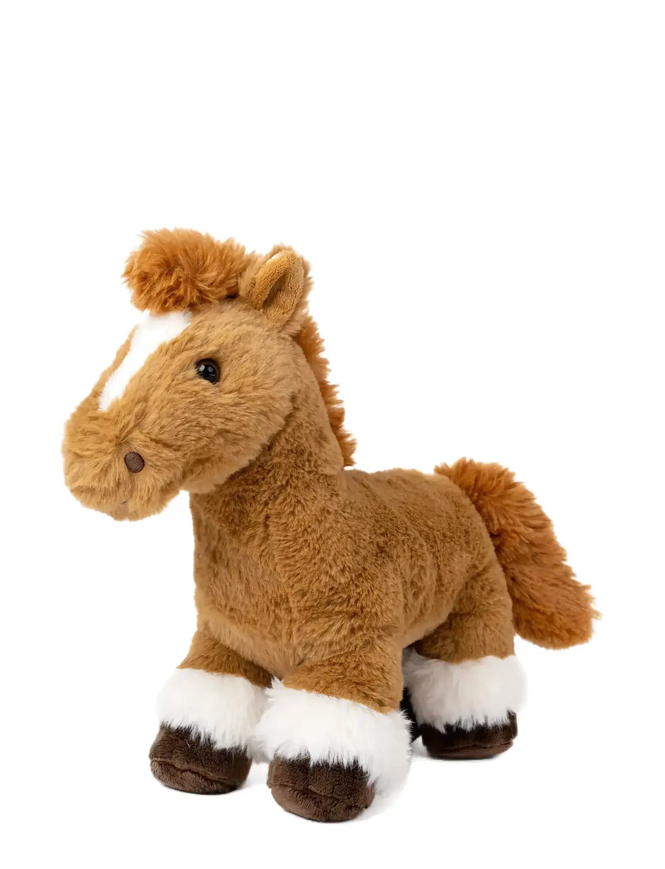 TEDDYKOMPANIET Hästen Freja Braun - 32 CM - Kinder