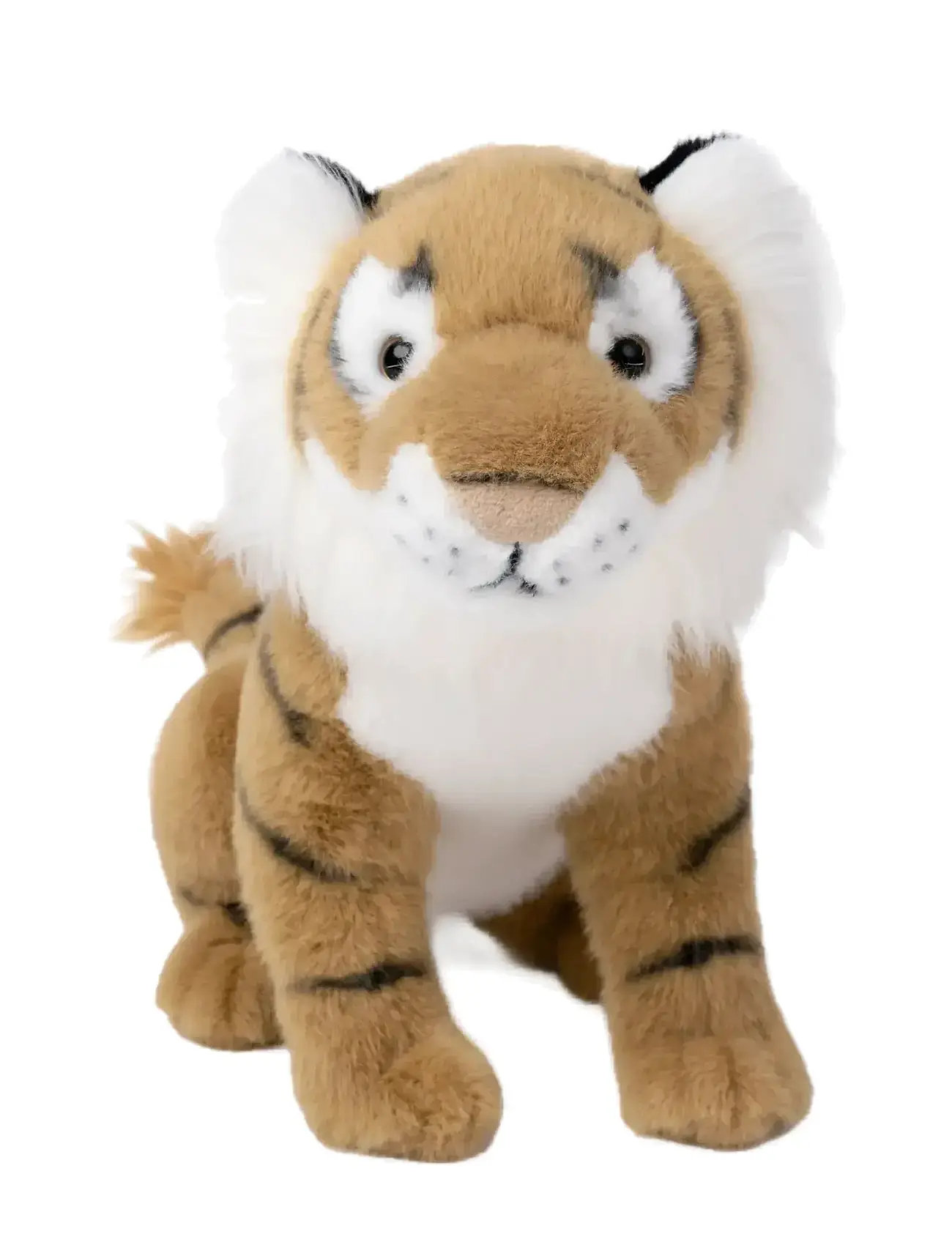 TEDDYKOMPANIET Naturtrogen Tiger, Sittande Braun - 42 CM - Kinder