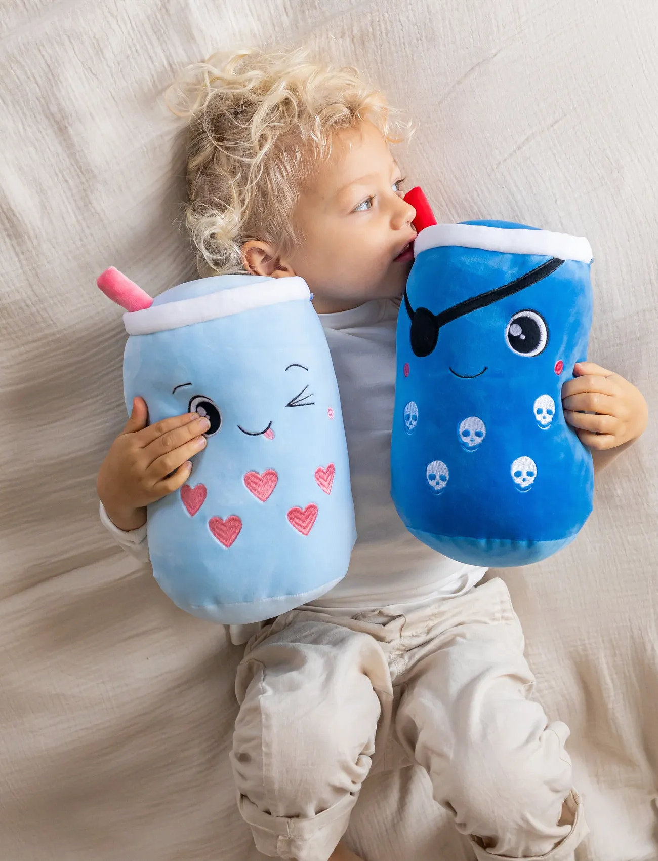Teddykompaniet Kramis, Bubble Tea, Pirat, 30 cm, 30 cm, Blue, Soft Legetøj > Stuffed Legetøj, Børn