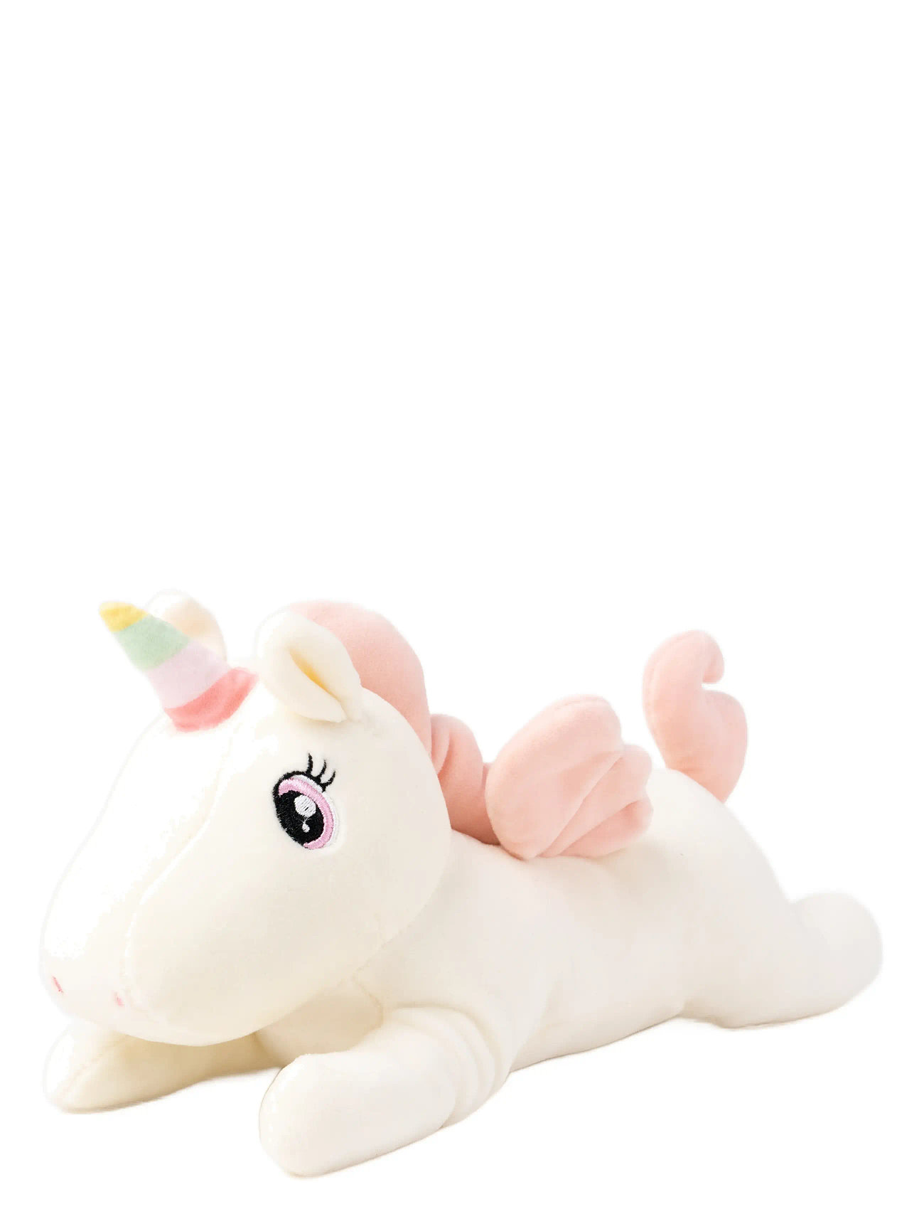Teddykompaniet Kramis, Liggande Enhörning, Liten, Vanilj, 35 cm, White, Soft Legetøj > Stuffed Legetøj, Børn