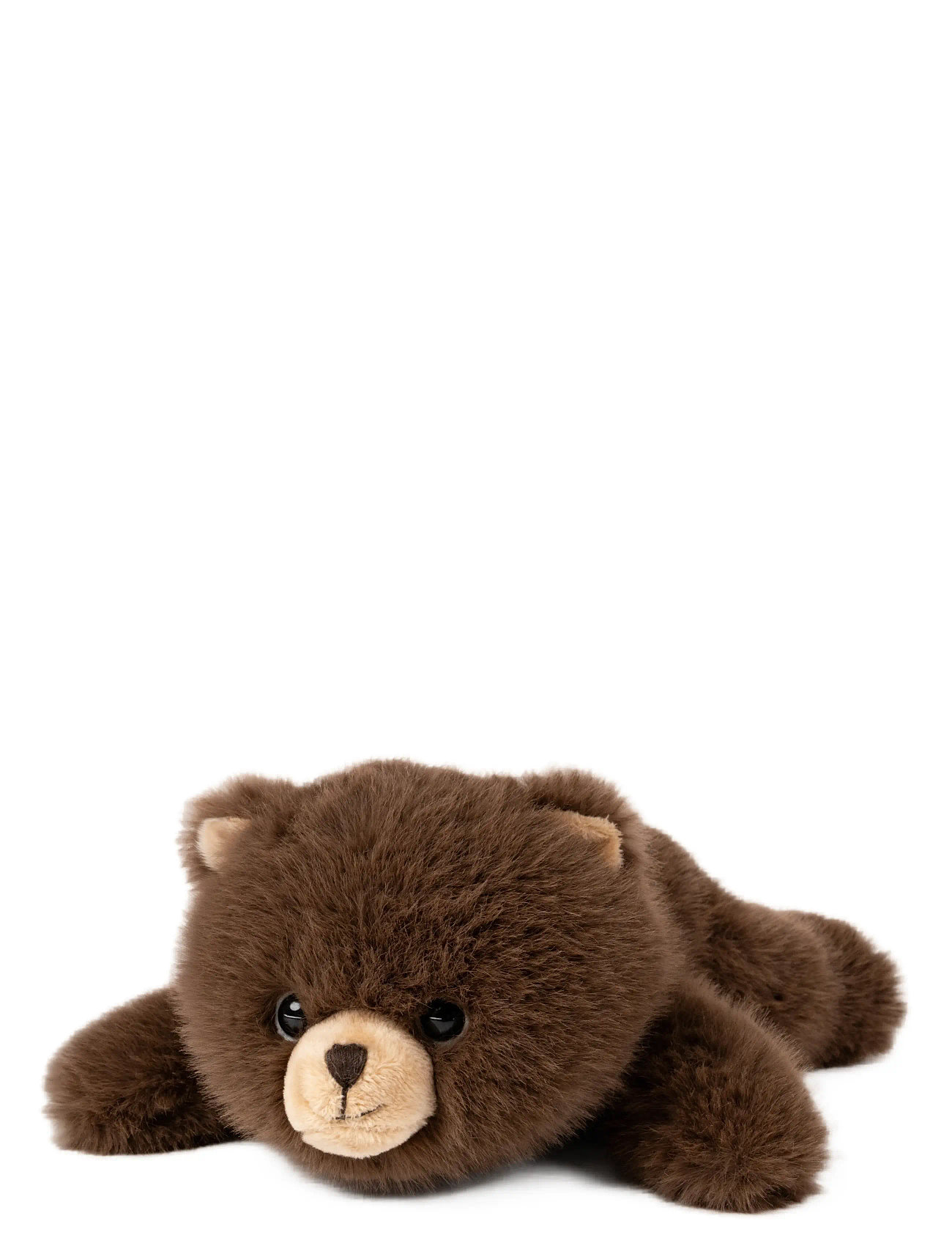 Teddykompaniet Liggande Björn, Brun, 28 cm, Brown, Soft Legetøj > Teddy Bears, Børn