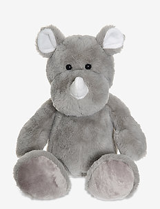 Teddy Wild Rhinoceros - plīša dzīvnieki - grey