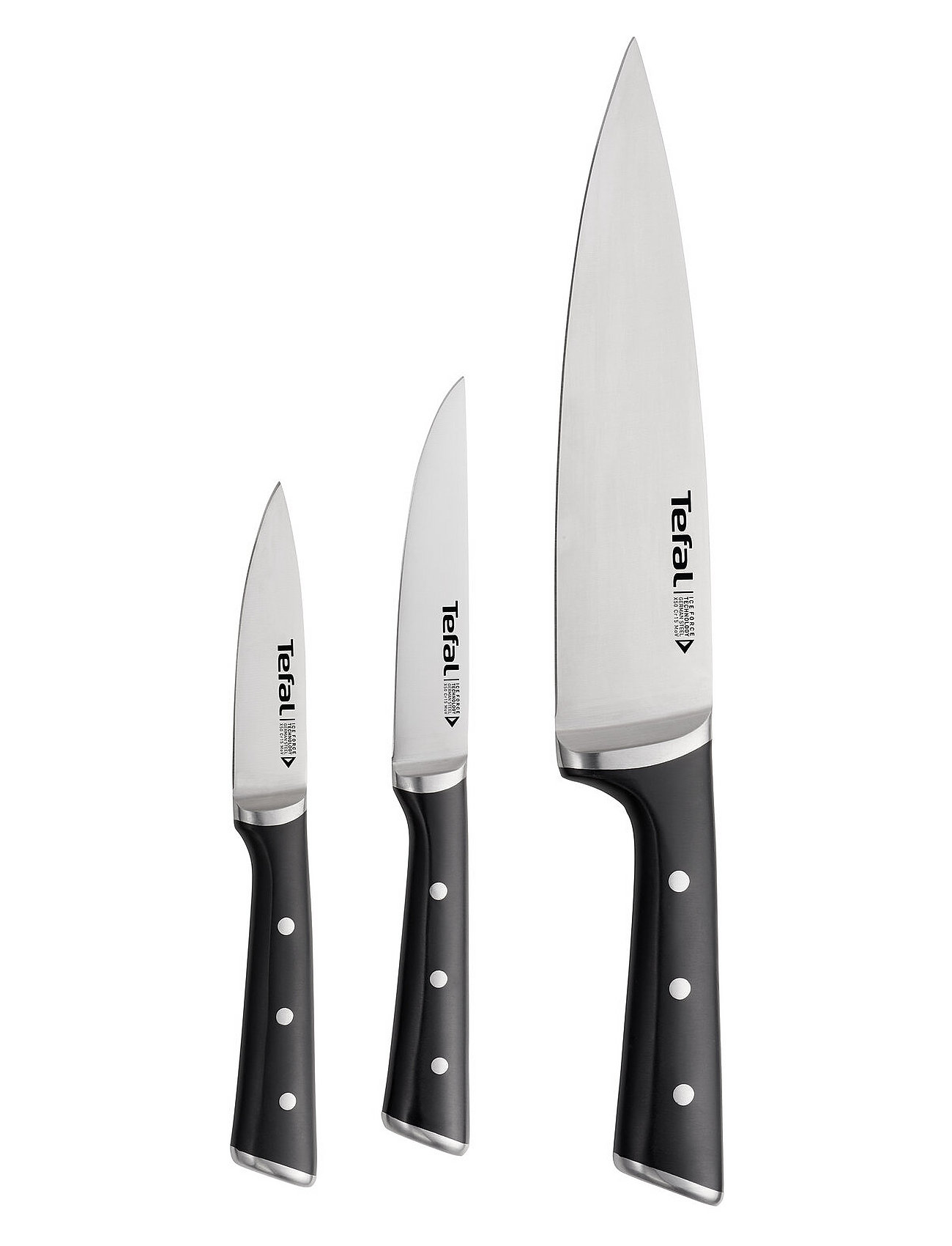 Ice knife Pairing-, knives & 3pcs accessories Set kitchen Utility-, Knife Chef Force – – Tefal