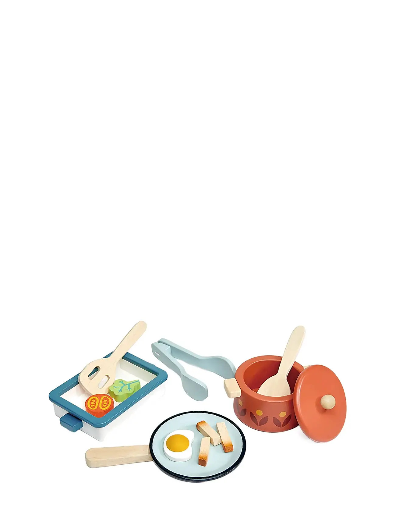 Pots And Pans Toys Toy Kitchen & Accessories Toy Kitchen Accessories Multi/patterned Tender Leaf