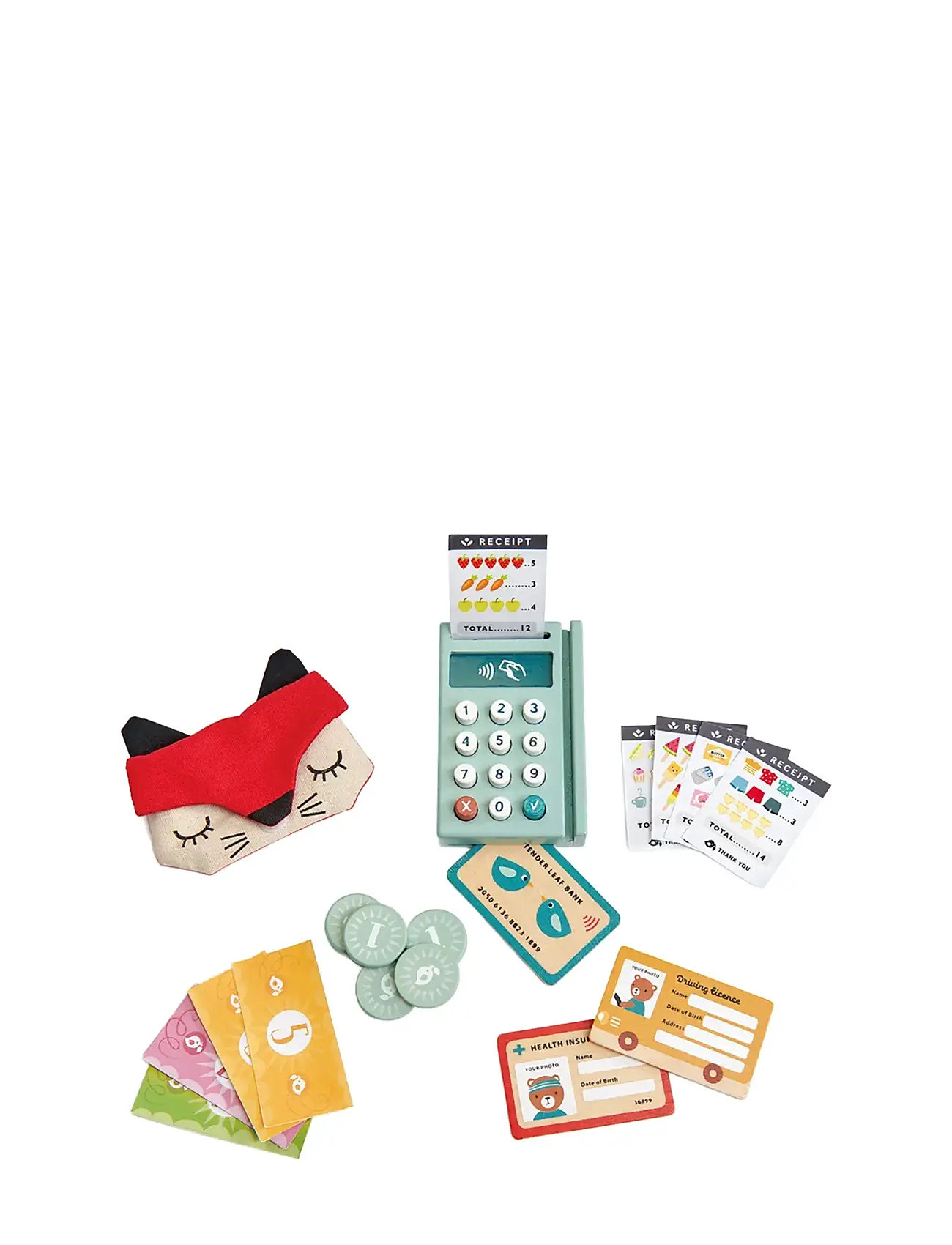 Credit Card Machine Toys Role Play Toy Market Stalls & Accessories Multi/patterned Tender Leaf