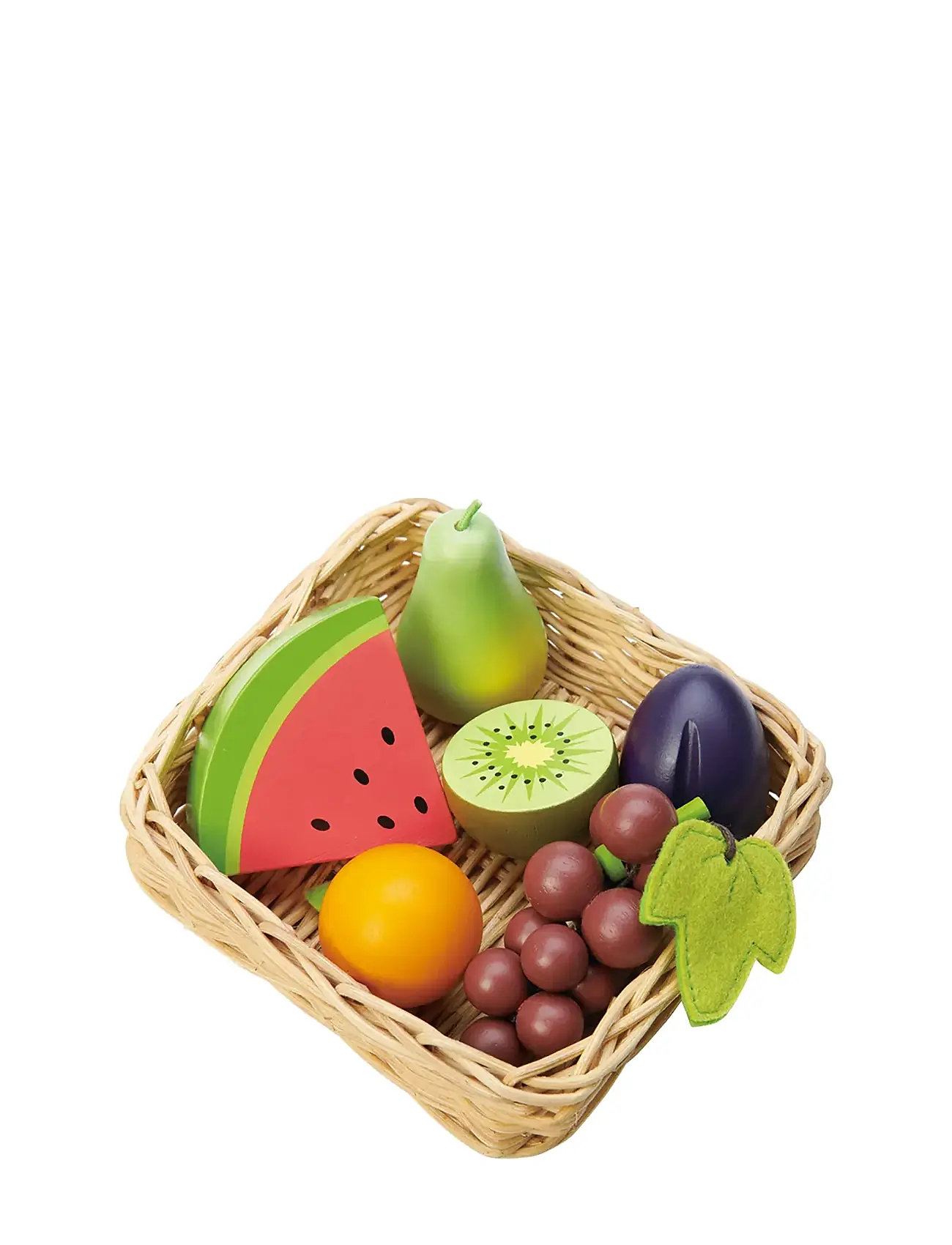 Fruity Basket Toys Toy Kitchen & Accessories Toy Food & Cakes Multi/patterned Tender Leaf