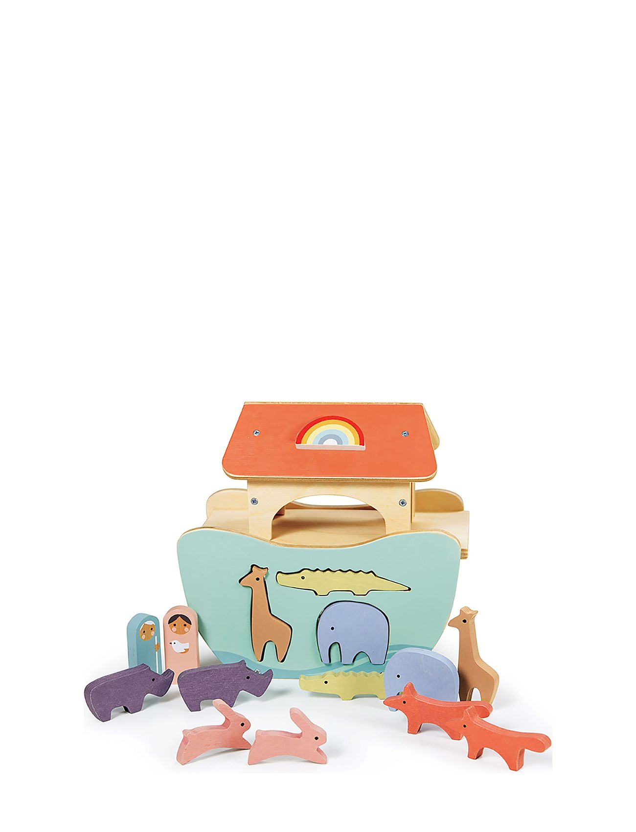 Tender Leaf Noah's Ark Shape Sorter - Small Multi/patterned