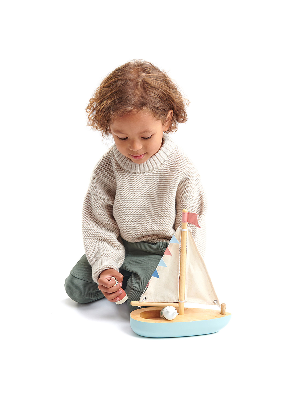 Tender Leaf Sailaway Boat, One Size, Multi/patterned, Legetøjskøretøjer > Både, Børn