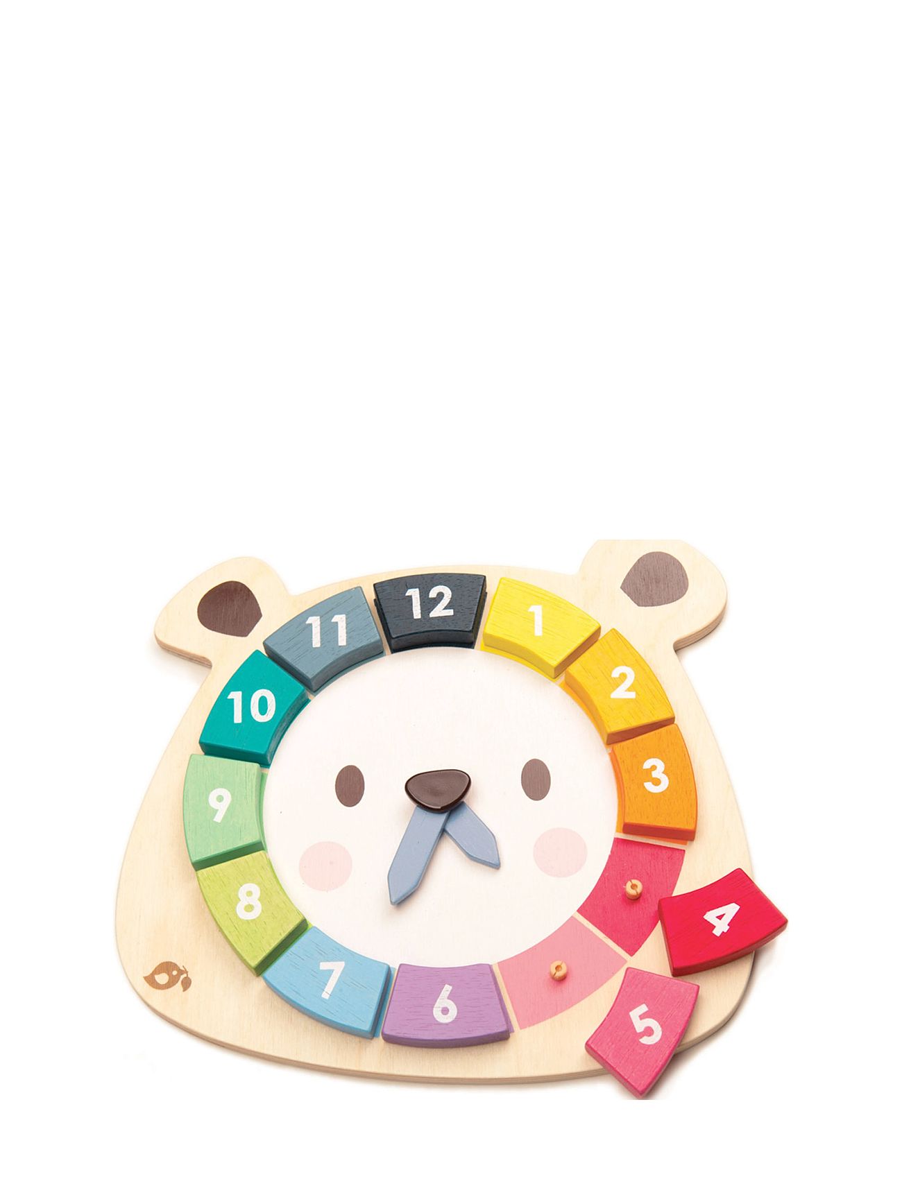 Bear Color Clock Toys Puzzles And Games Games Educational Games Multi/patterned Tender Leaf