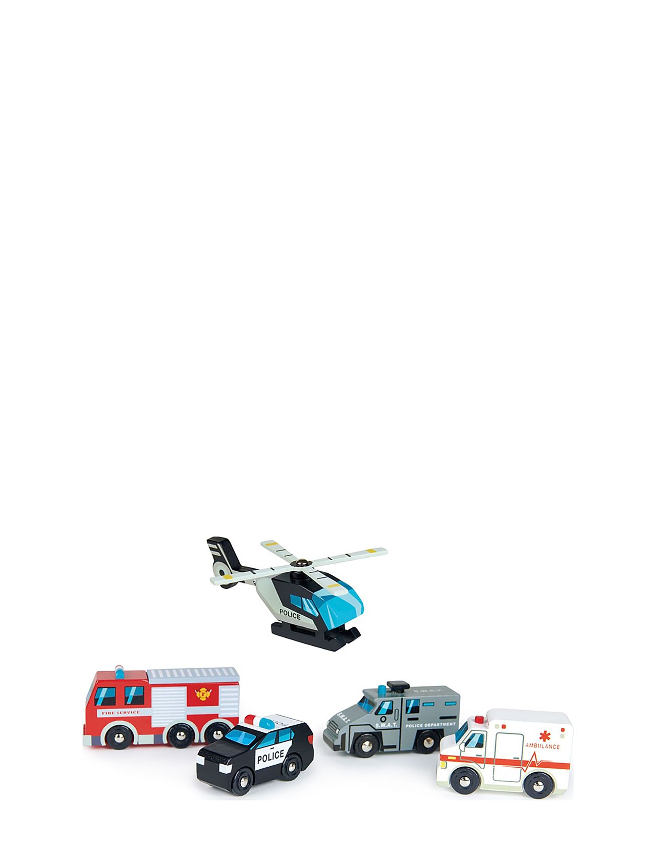 Tender Leaf Emergency Vehicles Multi/patterned