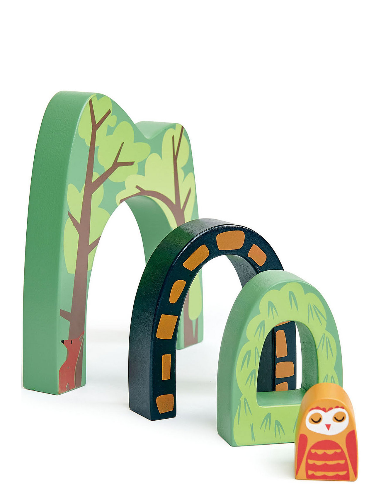 Forest Tunnel Set Toys Toy Cars & Vehicles Toy Vehicles Train Accessories Multi/patterned Tender Leaf