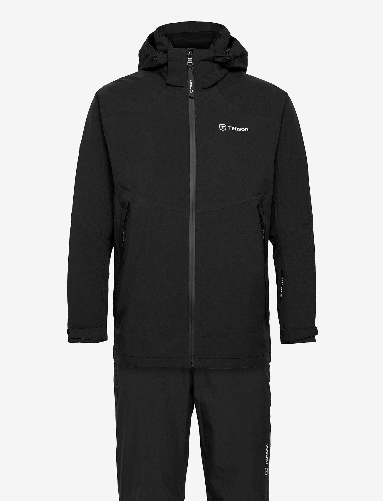 Tenson - HURRICANE XP SET M - spring jackets - black - 0