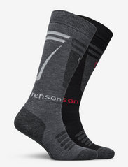 Tenson - CORE SKI SOCK 2PR - regular socks - black - 1