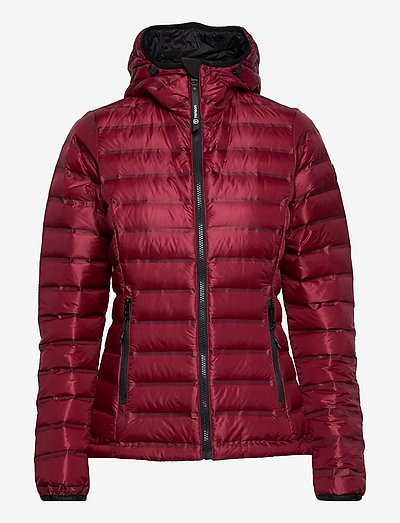 Icelyn Down Jkt W - down- & padded jackets - deep red