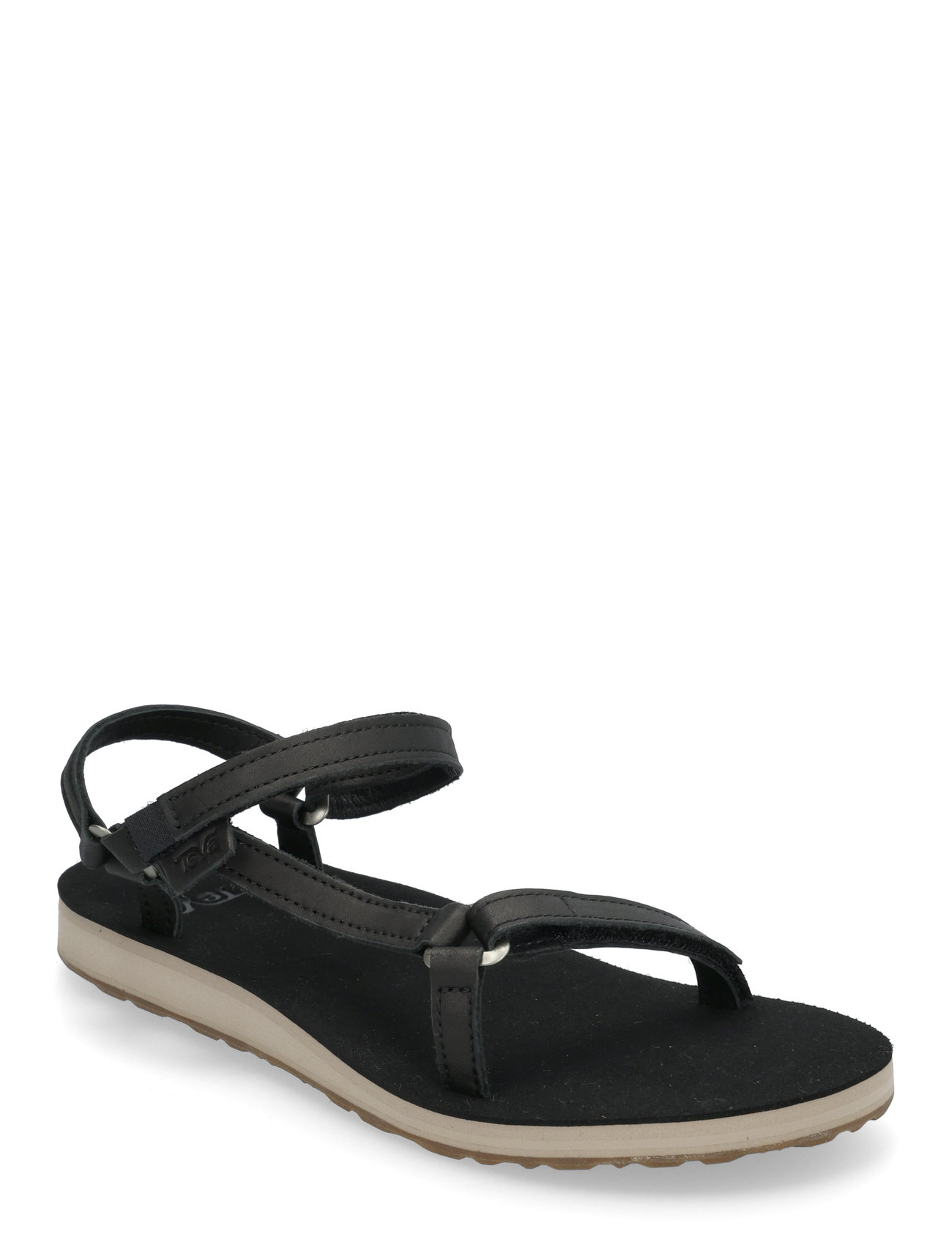 Original Universal Slim Leather Flate Sandaler Black Teva