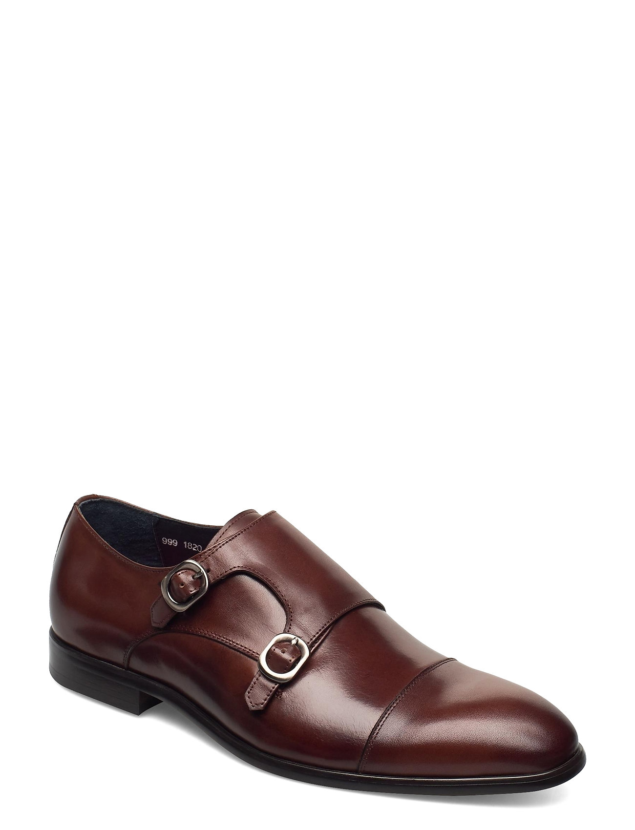 TGA by Ahler Double Monk Strap Shoe (Cognac), 675 kr | Stort af designer mærker | Booztlet.com