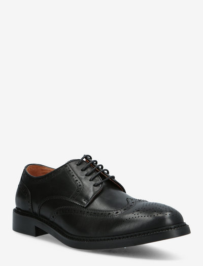 Brouge shoe - biznesa apavi - black