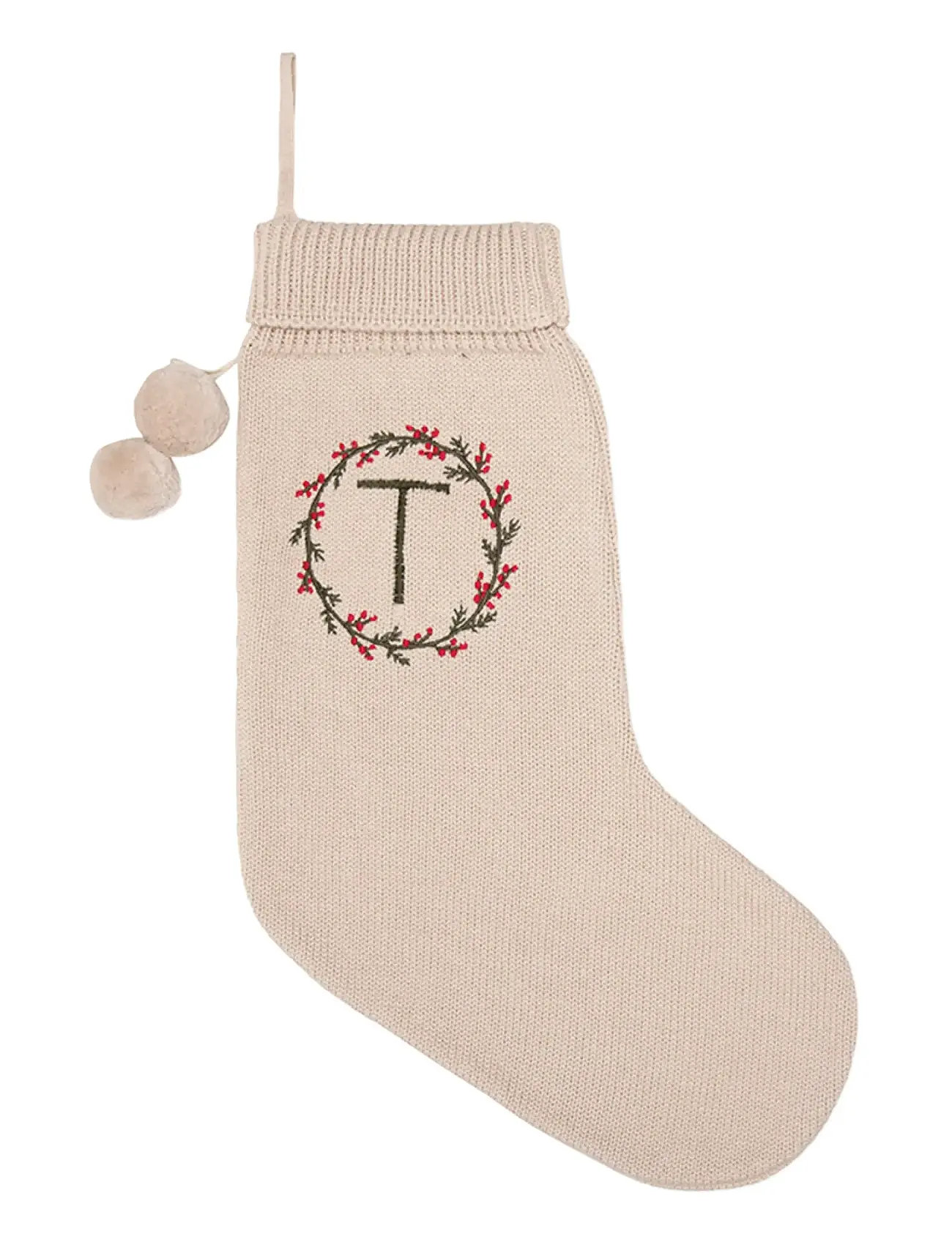 THAT'S MINE Cam Christmas Socke Beige - A - Kinder