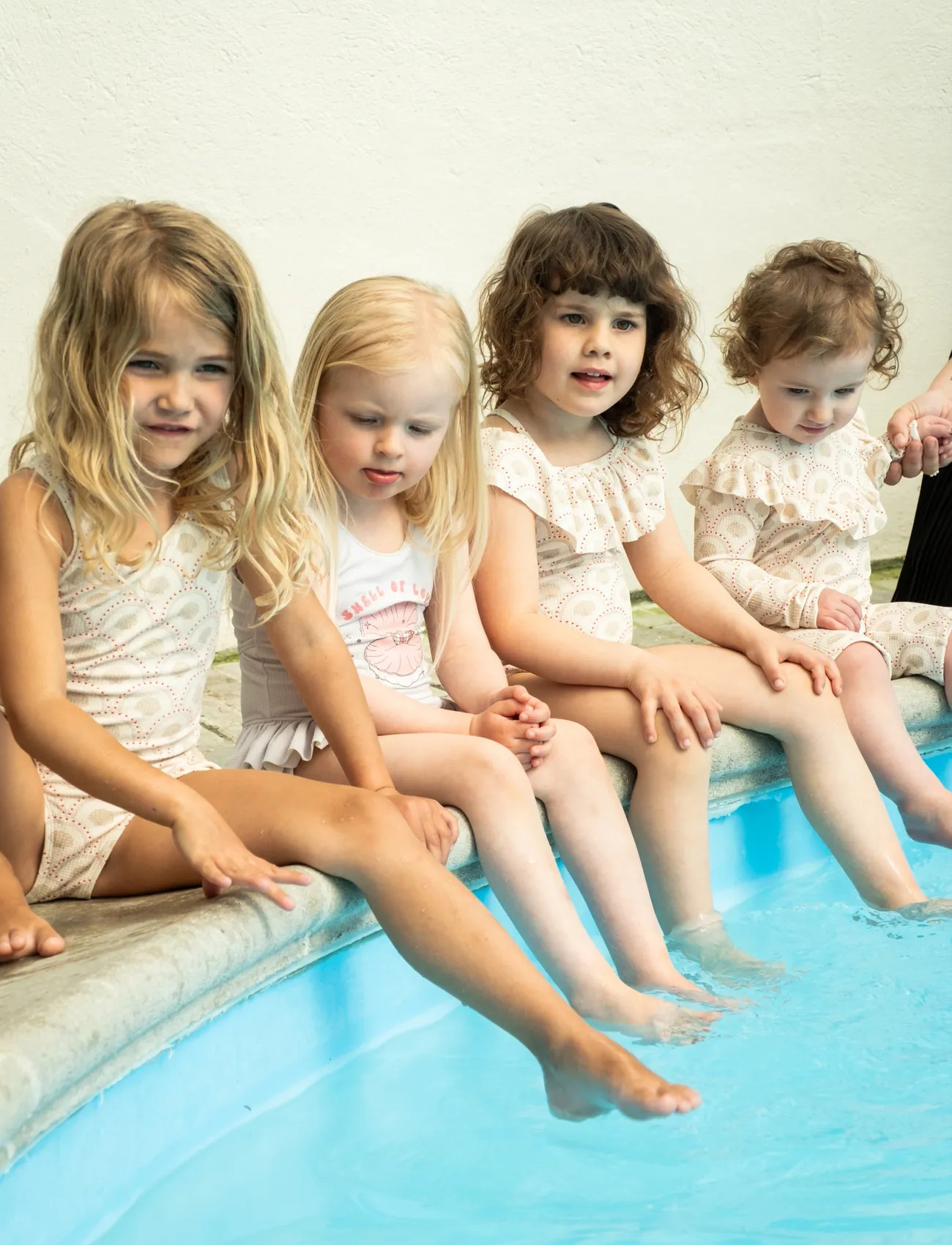 That's Mine Silje Swim Onesie, 110, Cream, Badetøj > Badedragter, Børn
