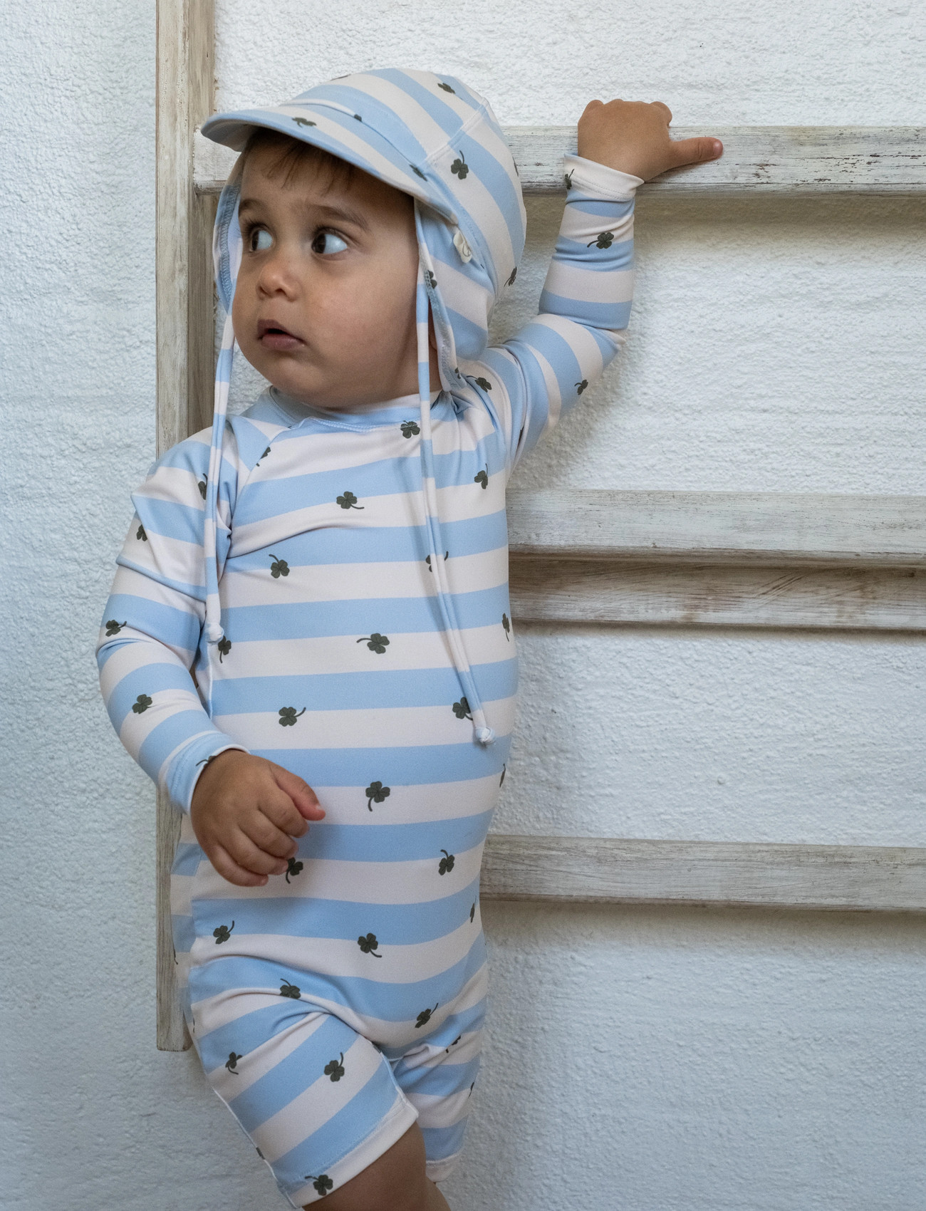 That's Mine Sune Swim Onesie, 110, Blue, Badetøj > Badedragter, Børn