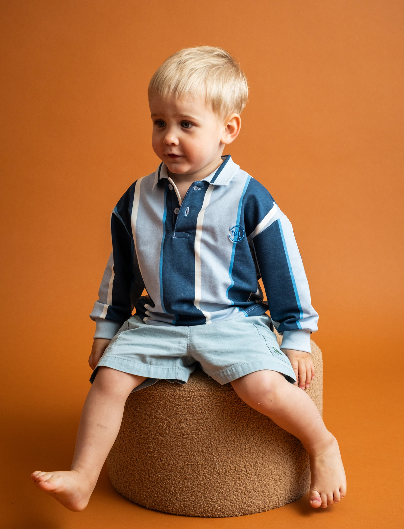 That's Mine Sander Shorts, 110, Blue, Underdele > Shorts, Børn
